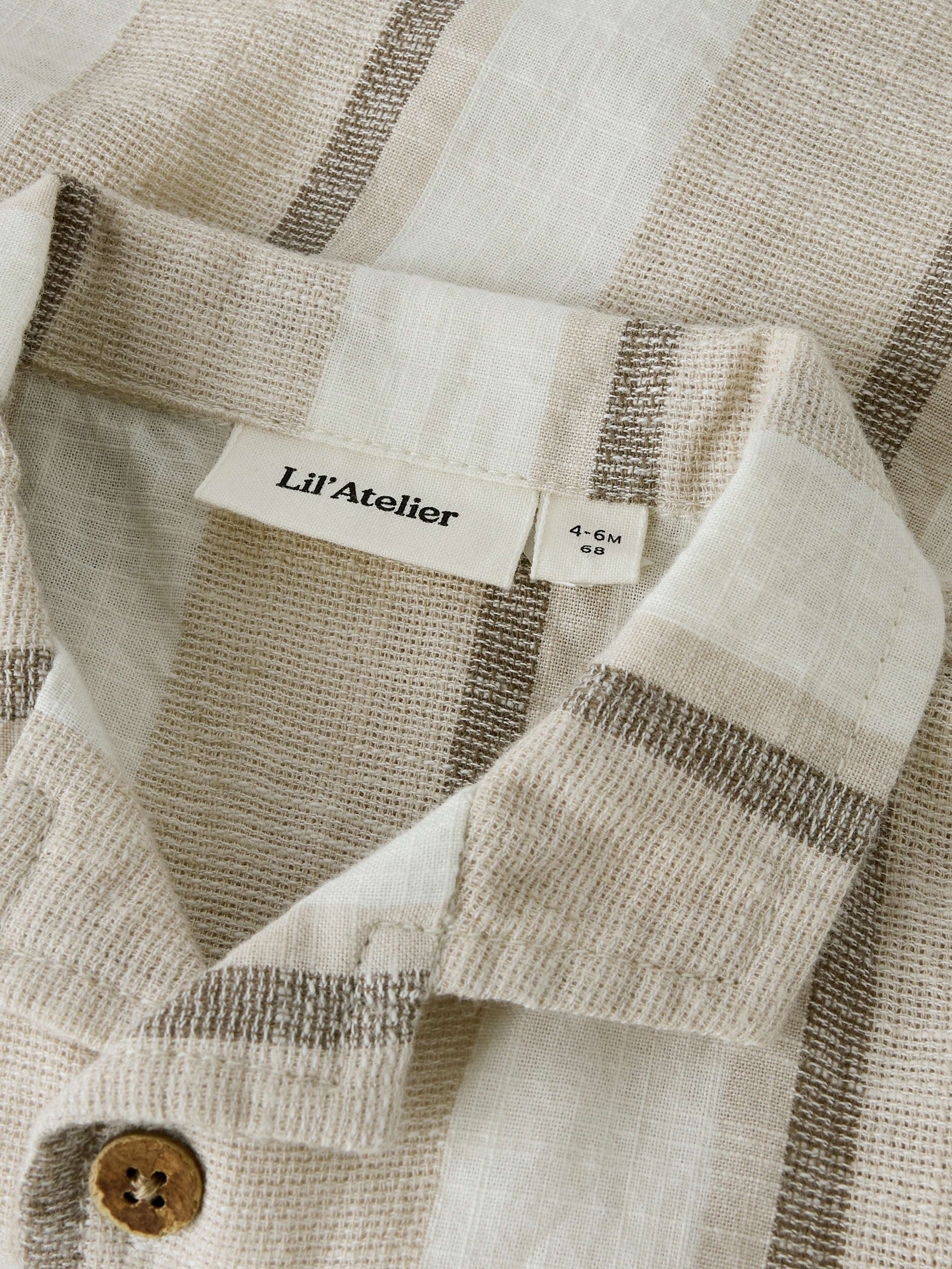 Lil Atelier Fibert Loose Shirt - Coconut Milk