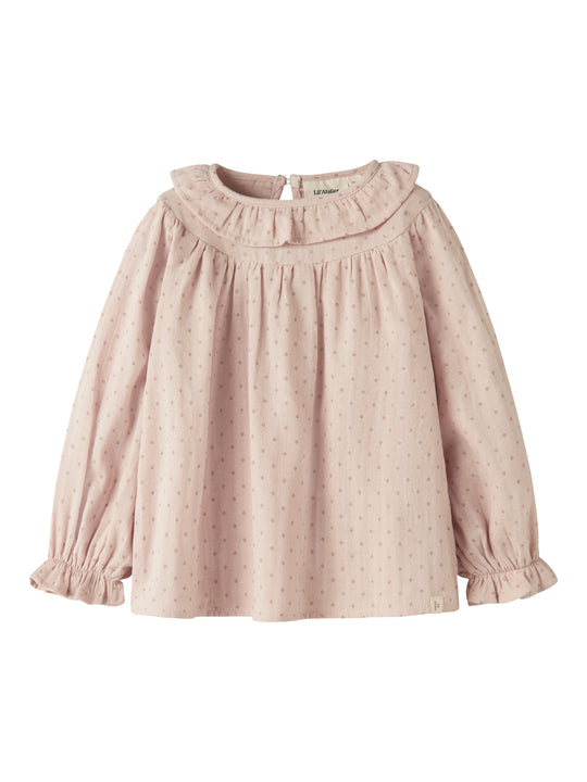 Lil Atelier Dembe LS Loose Shirt - Peach Whip