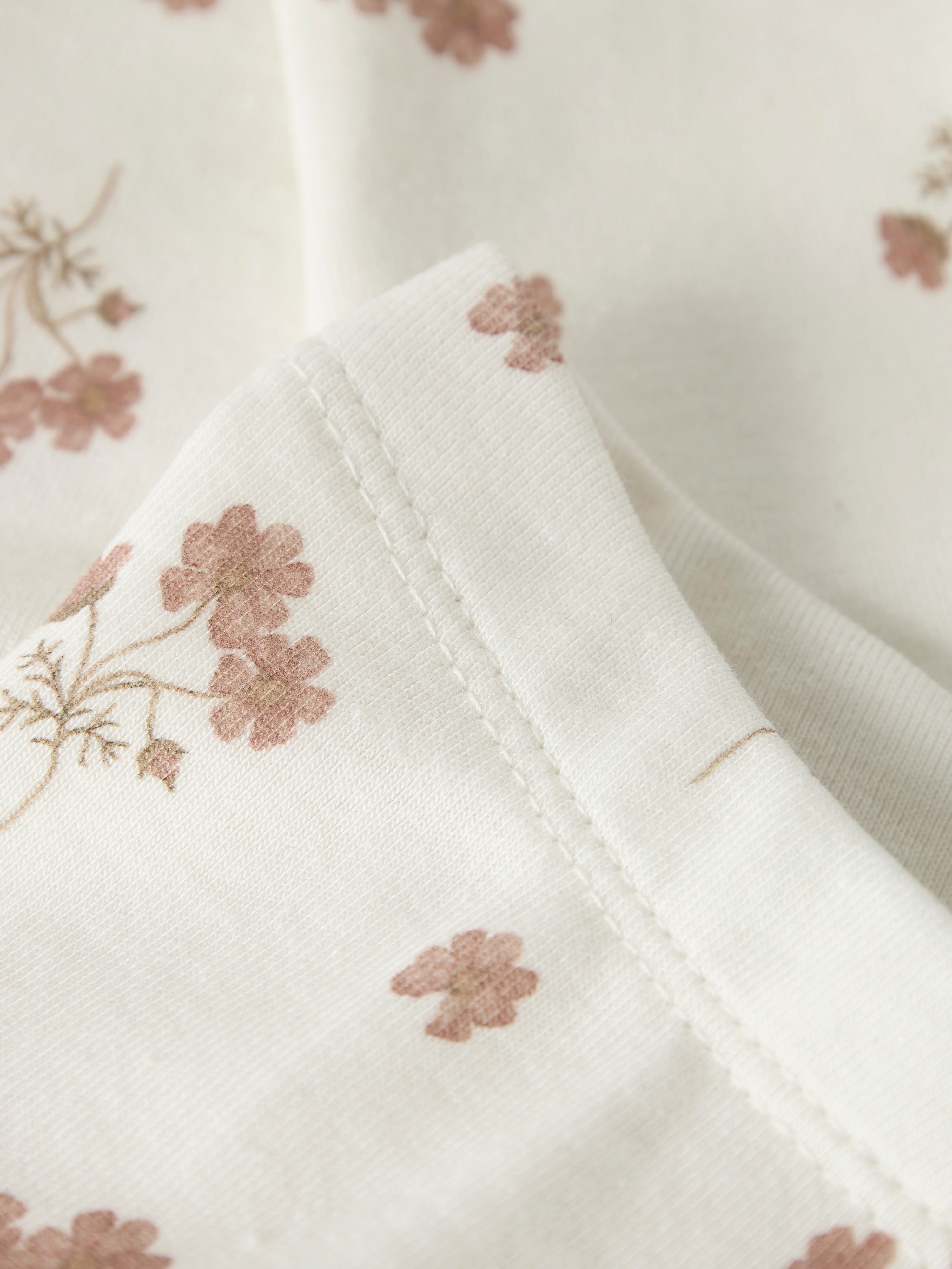 Lil Atelier Layo Sin Leggings - Coconut Milk/Flower Pink