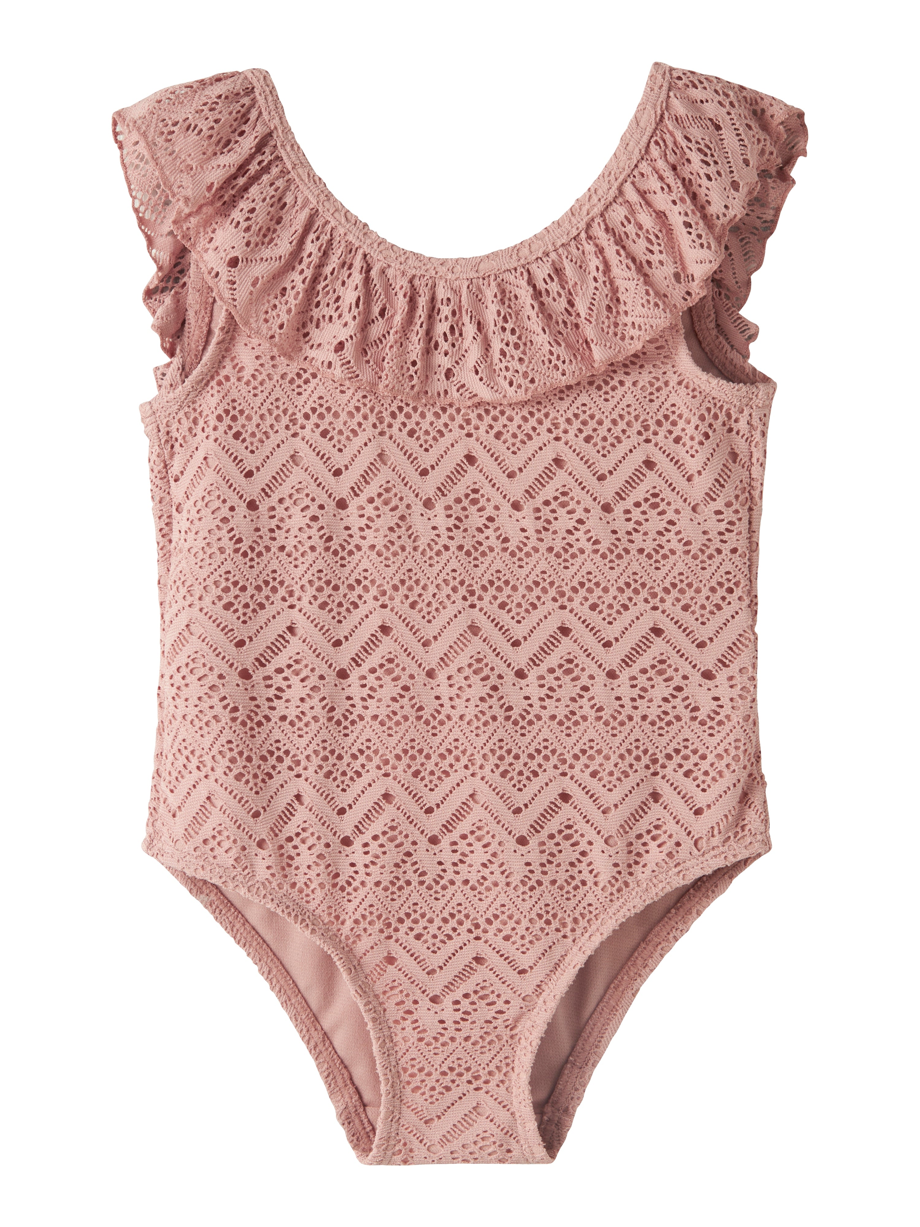 Lil Atelier Feline Swimsuit - Misty Rose
