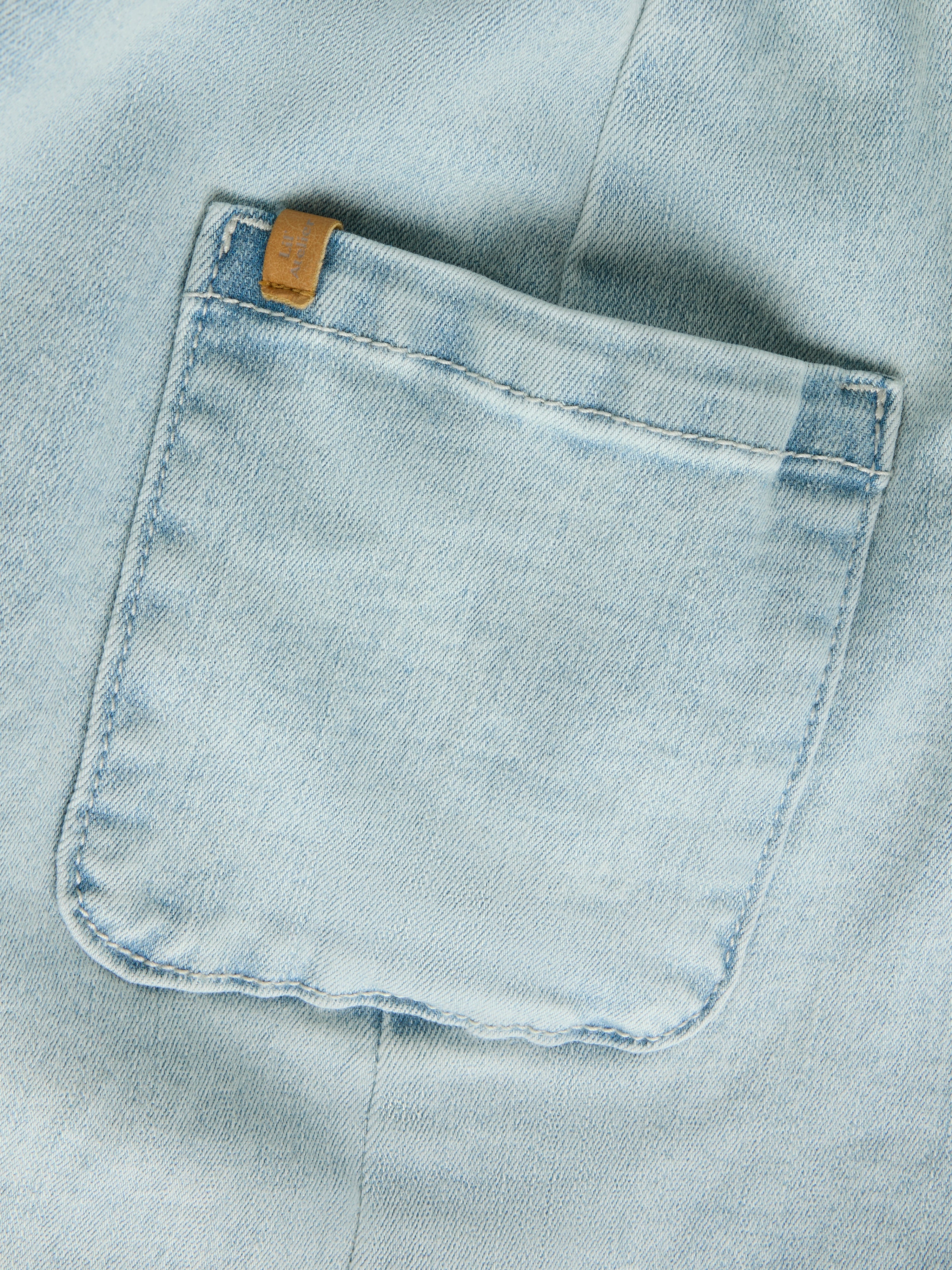 Lil Atelier Frances SS Dress - Light Blue Denim
