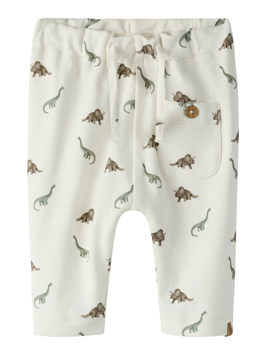 Lil Atelier Gayo Sak Pants - Coconut Milk/Dino