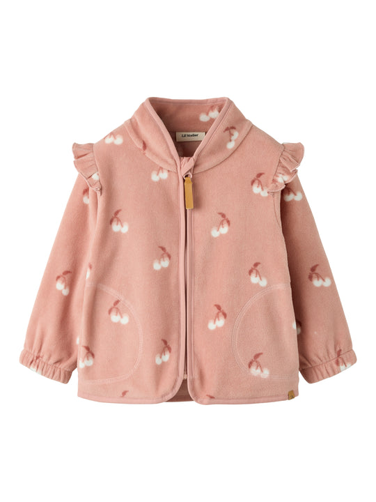 Lil Atelier Laspektra Fleece Jacket - Misty Rose