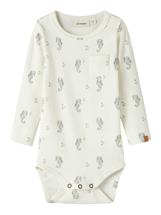 Lil Atelier Gayo Sev Slim body - Coconut Milk/Seahorse