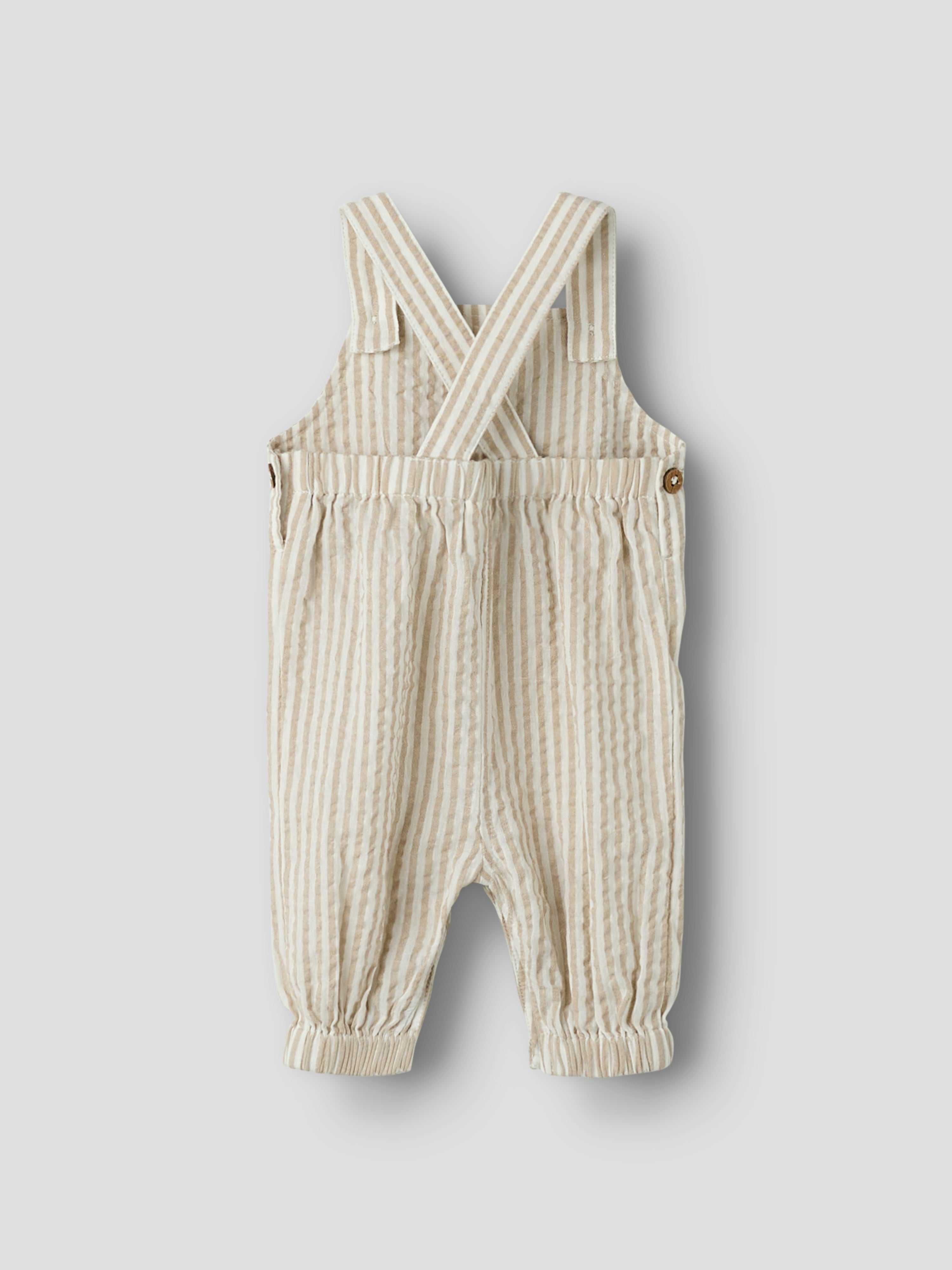 Lil Atelier Fausto Loose Overall - Coconut Milk