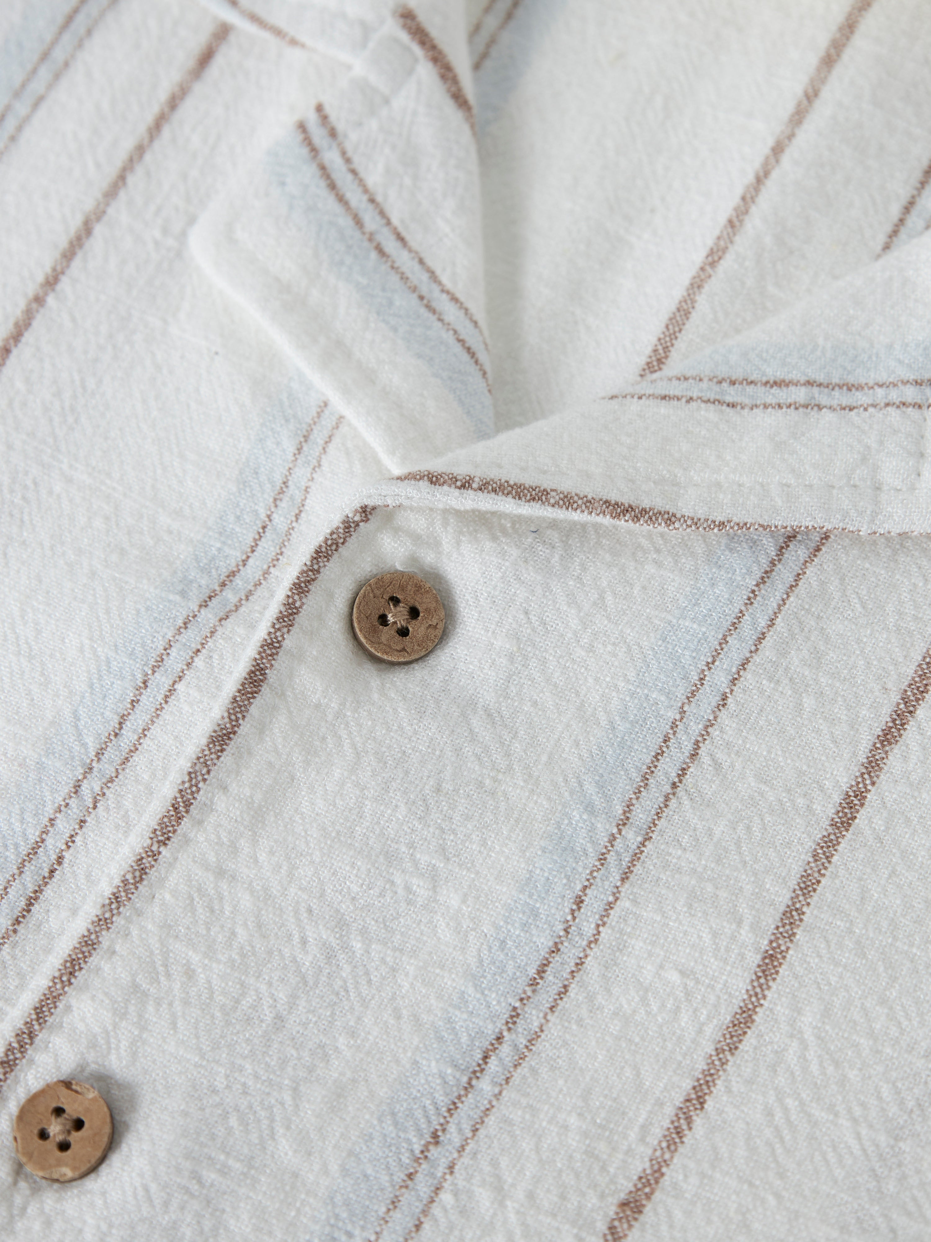 Lil Atelier Jeran - SS Loose Shirt - Coconut Milk