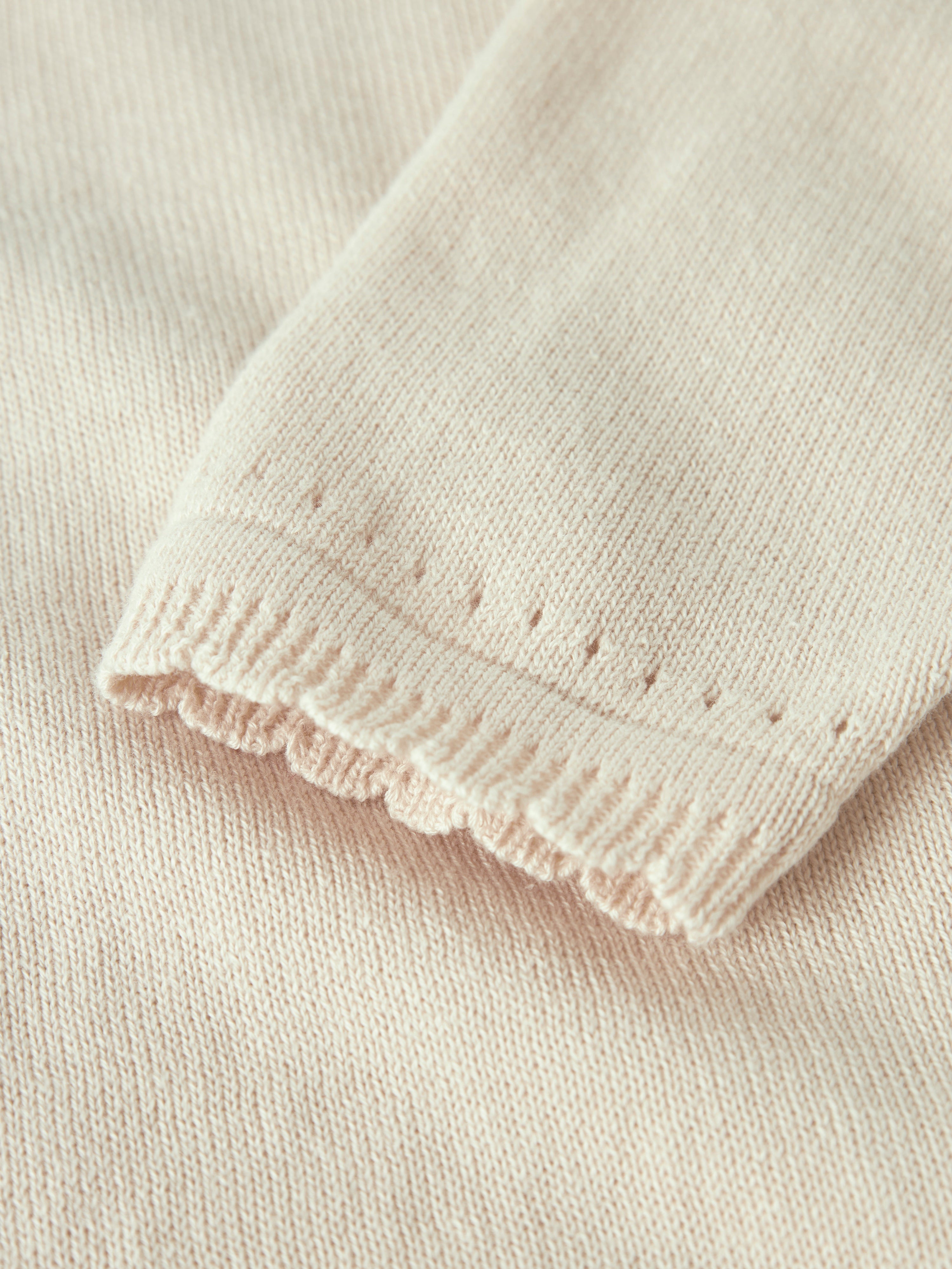 Lil Atelier Hao LS Knit Cardigan - Coconut Milk