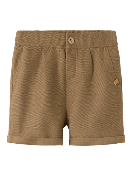 Lil Atelier Kaleo Fir Shorts - Shitake