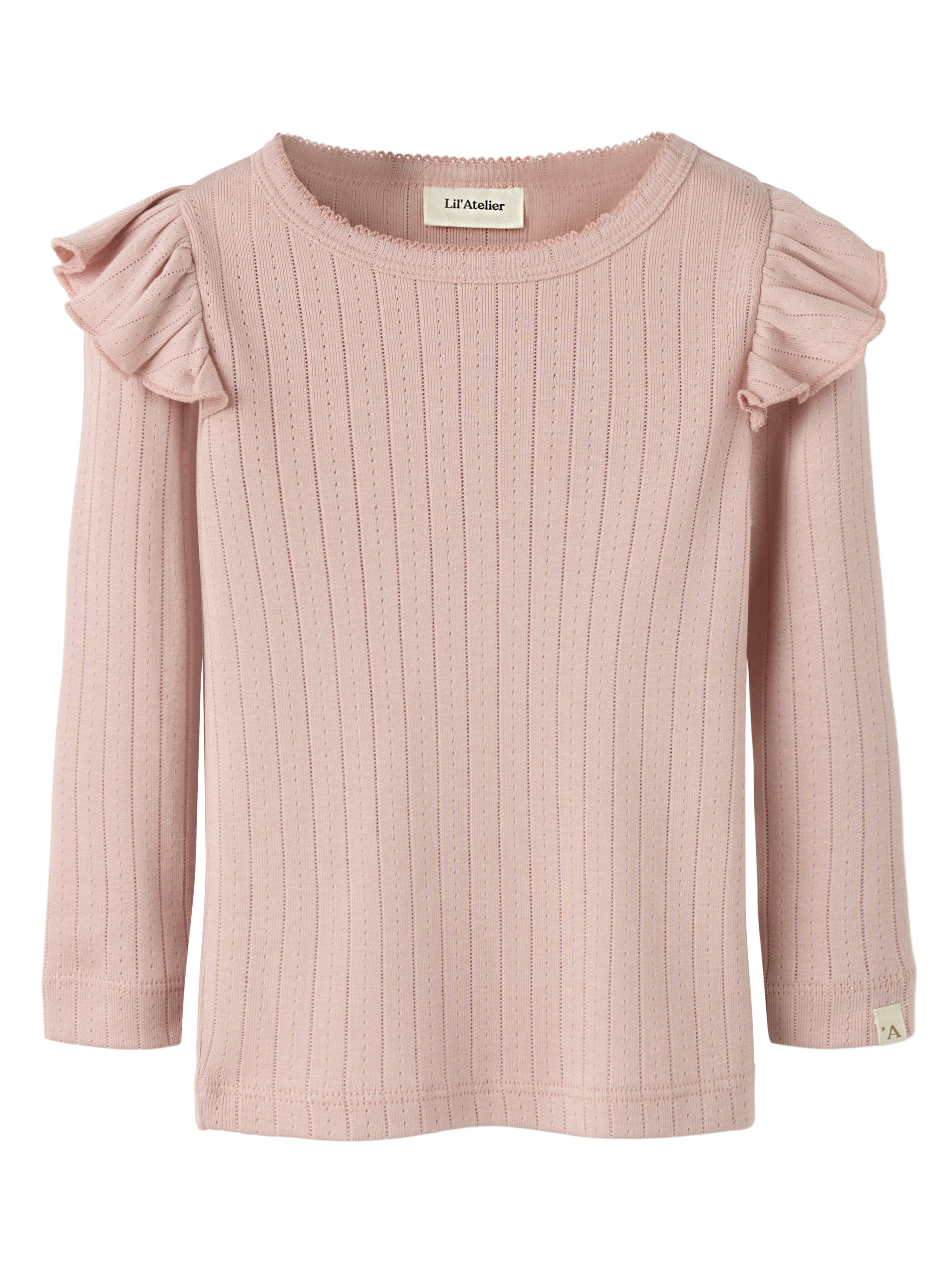 Lil Atelier Rachel Nan Slim Top - Misty Rose