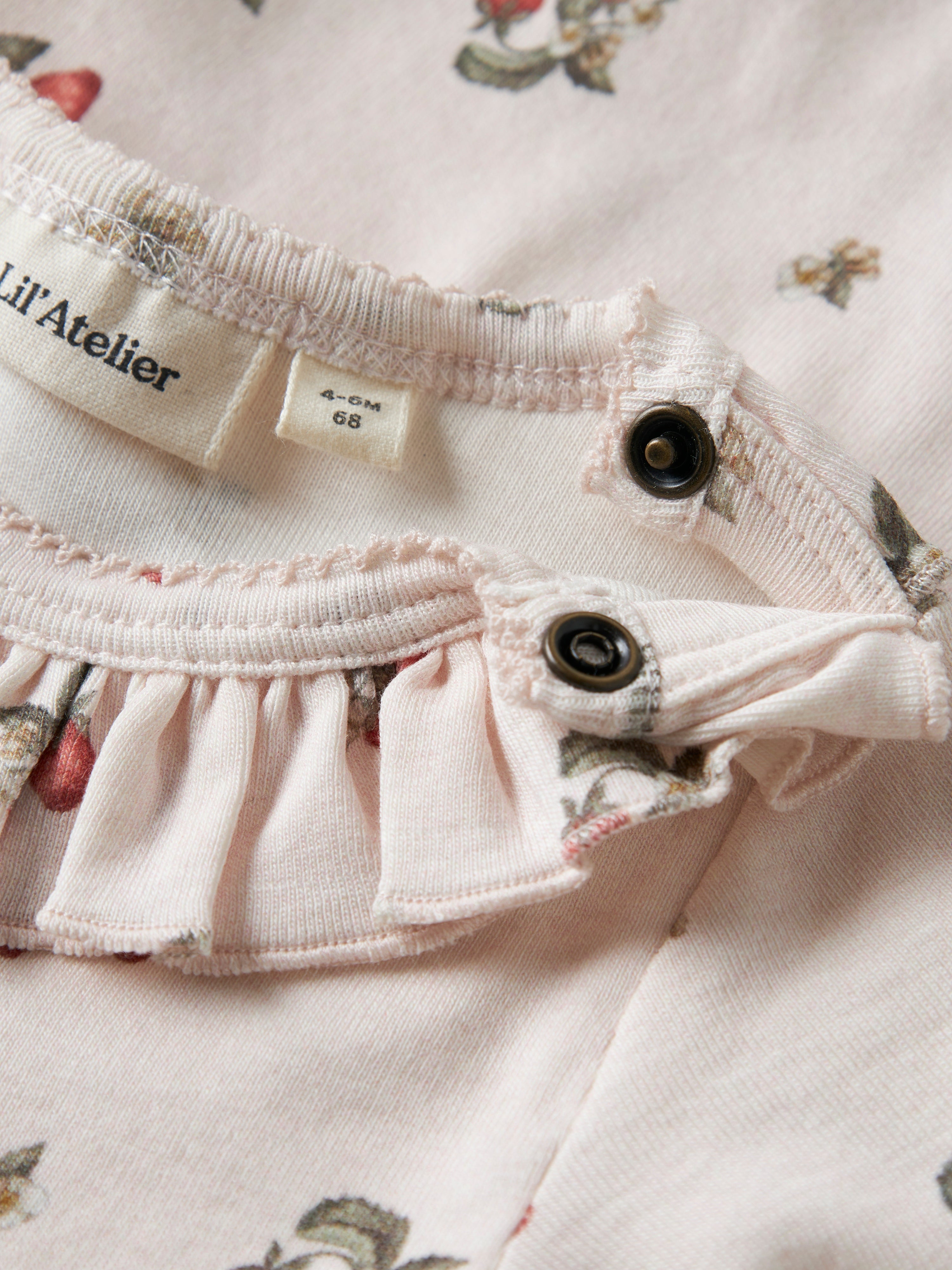 Lil Atelier Gayo Sio LS Slim Body - Morganite/Strawberry
