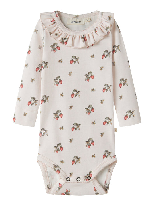 Lil Atelier Gayo Sio LS Slim Body - Morganite/Strawberry