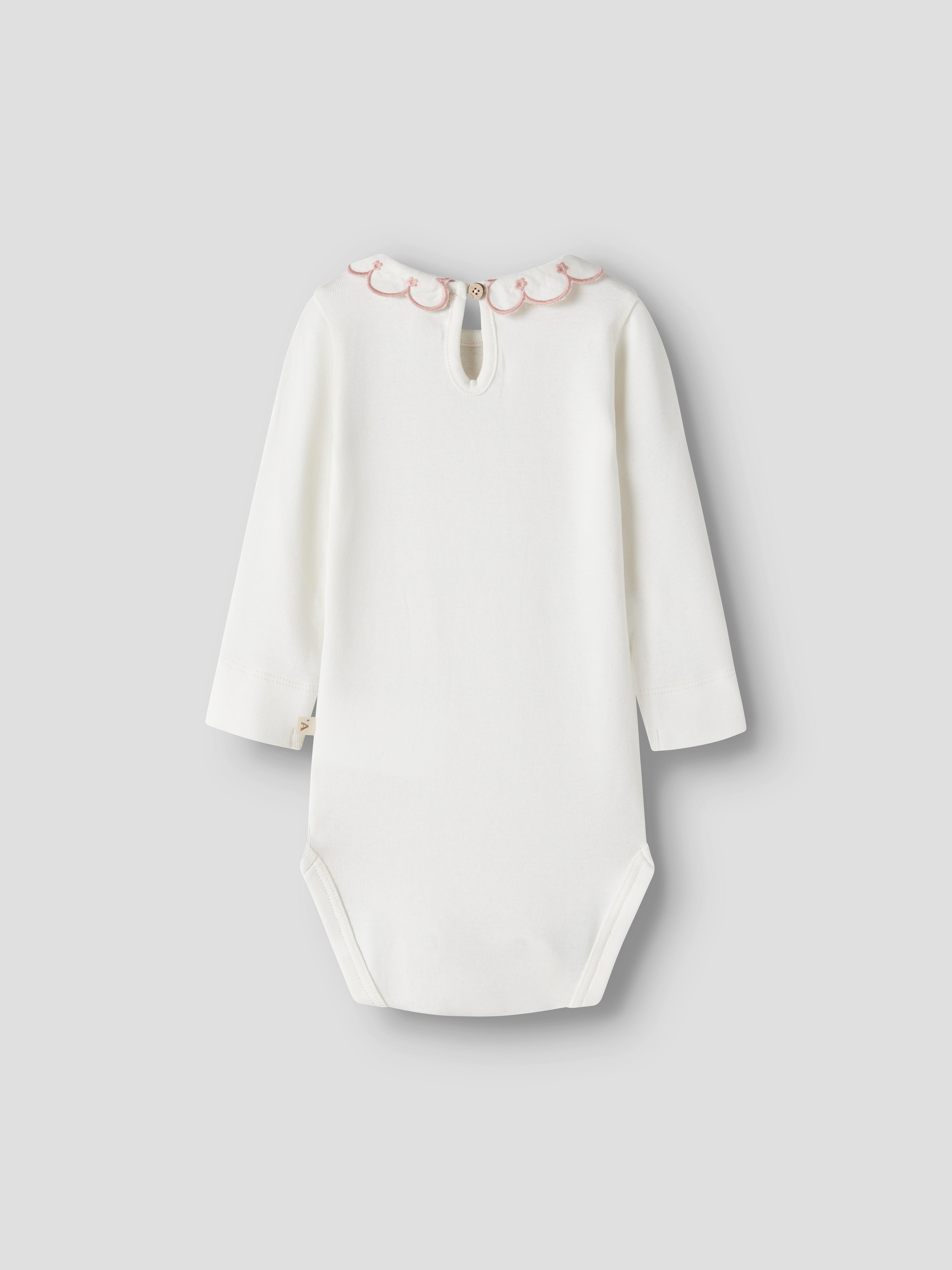Lil Atelier Fundo LS Slim Body - Coconut Milk/Rose Tan