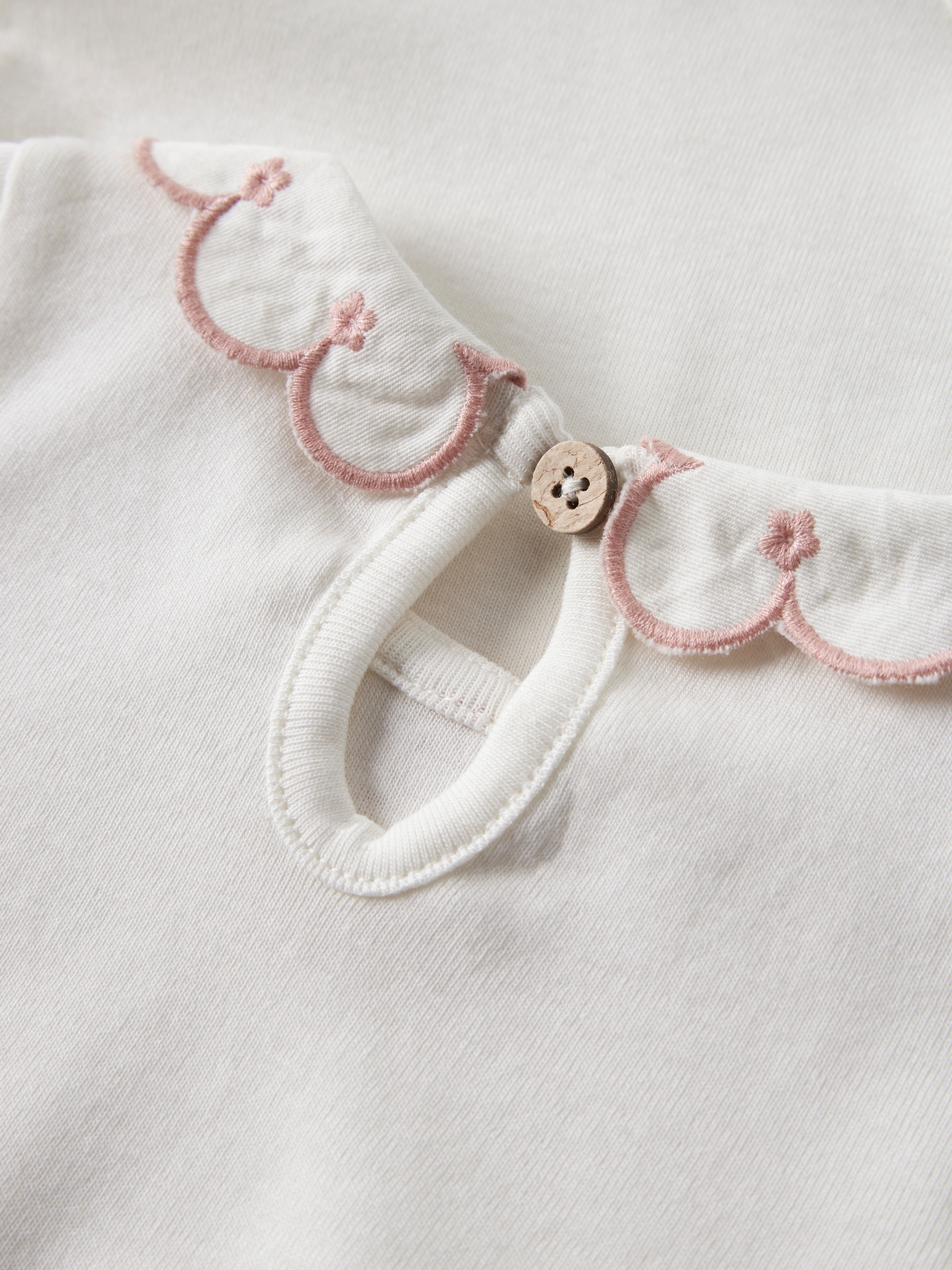 Lil Atelier Fundo LS Slim Body - Coconut Milk/Rose Tan
