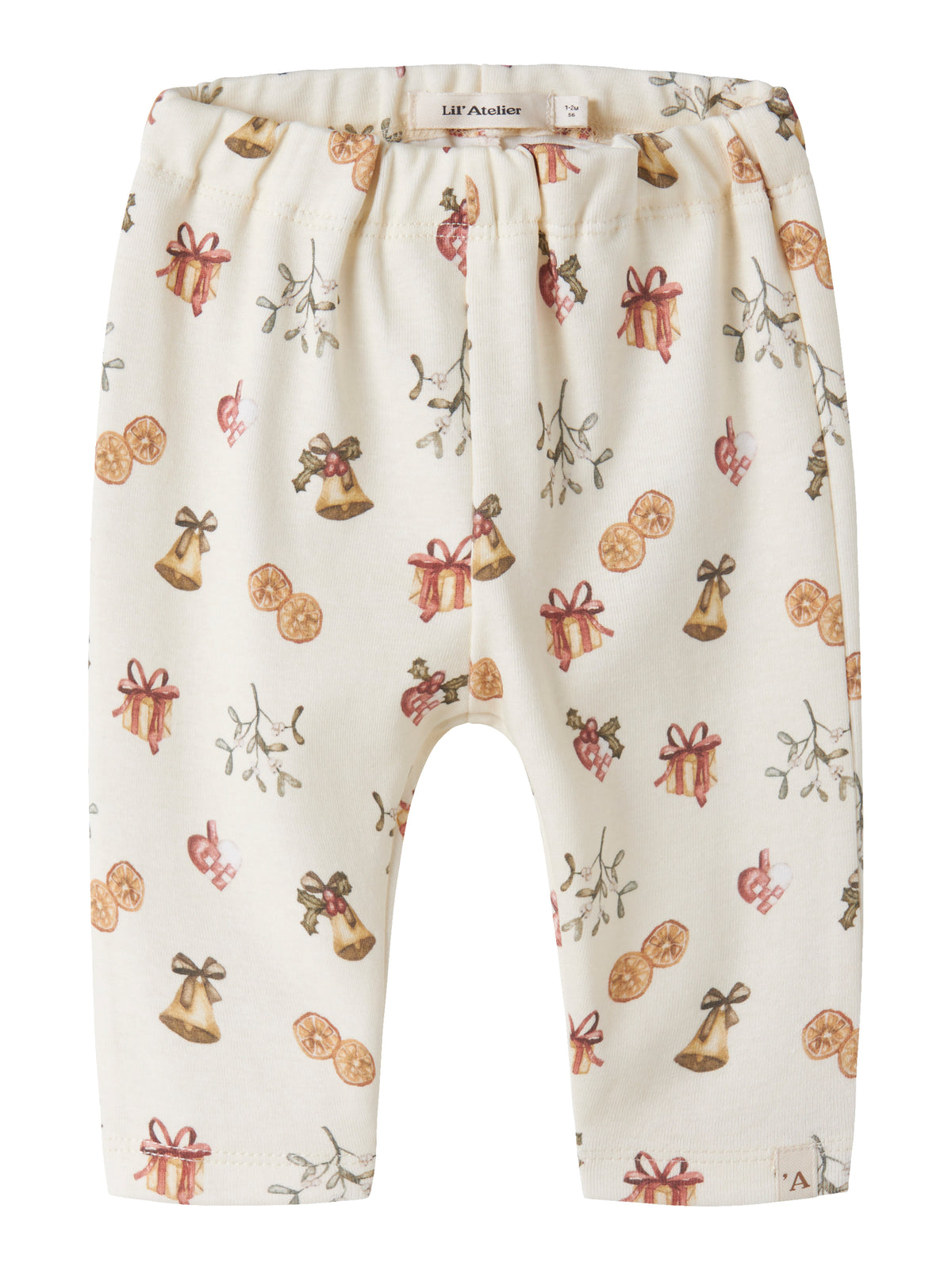 Lil Atelier Layo - Gan Pant - Turtledove / Old Christmas