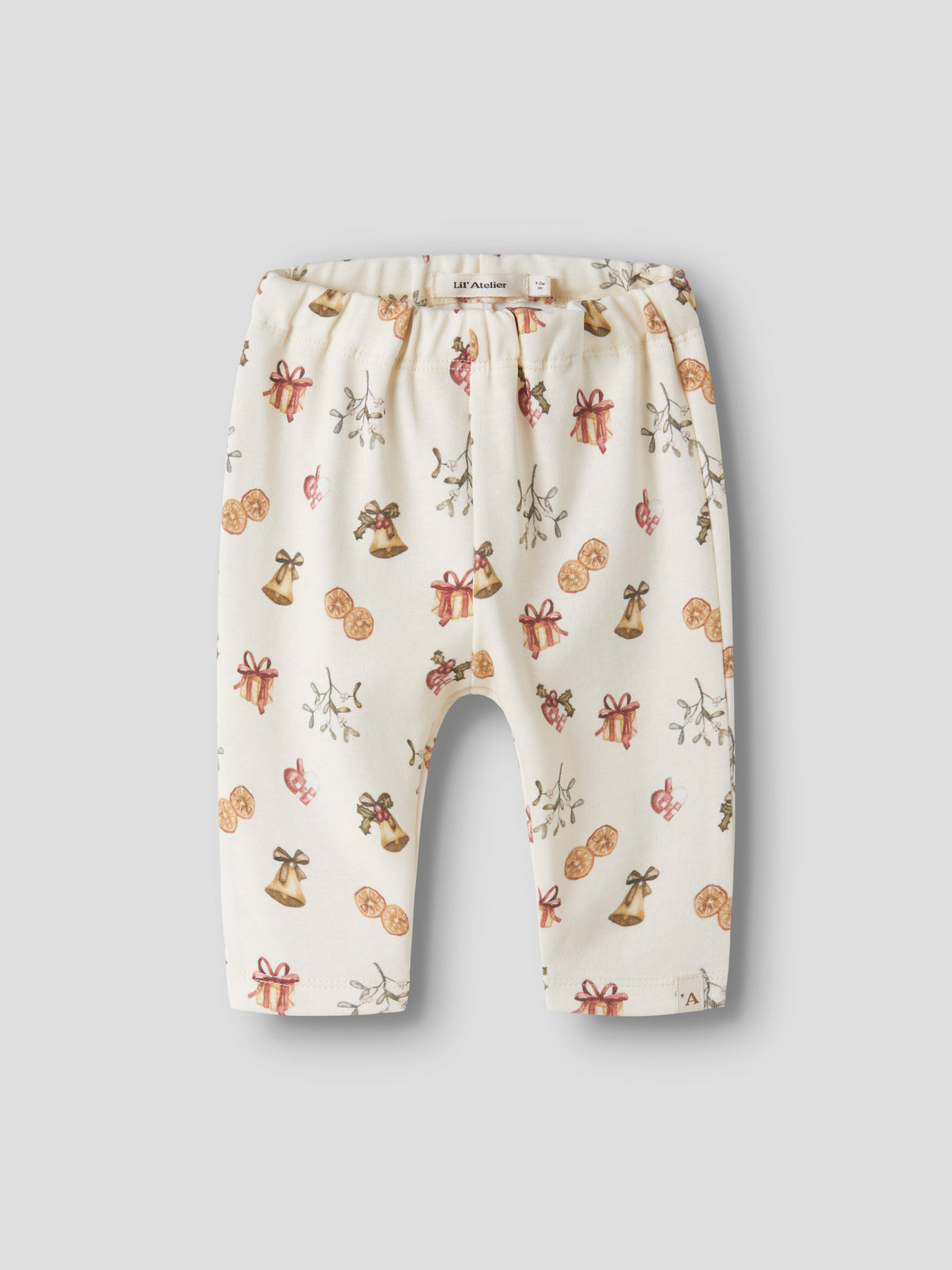 Lil Atelier Layo - Gan Pant - Turtledove / Old Christmas