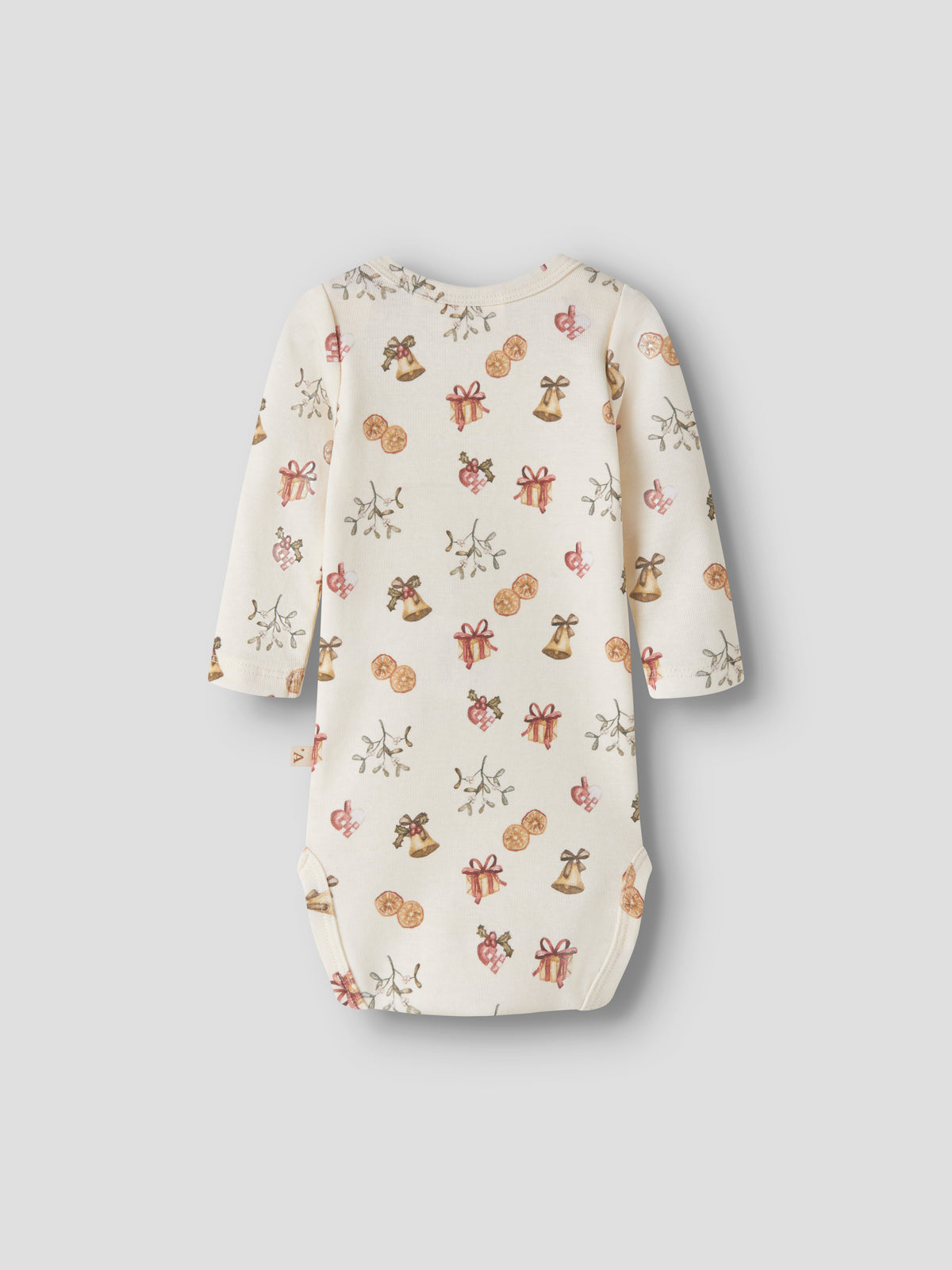 Lil Atelier Layo - Gus LS Slim Body - Turtledove / Old Christmas