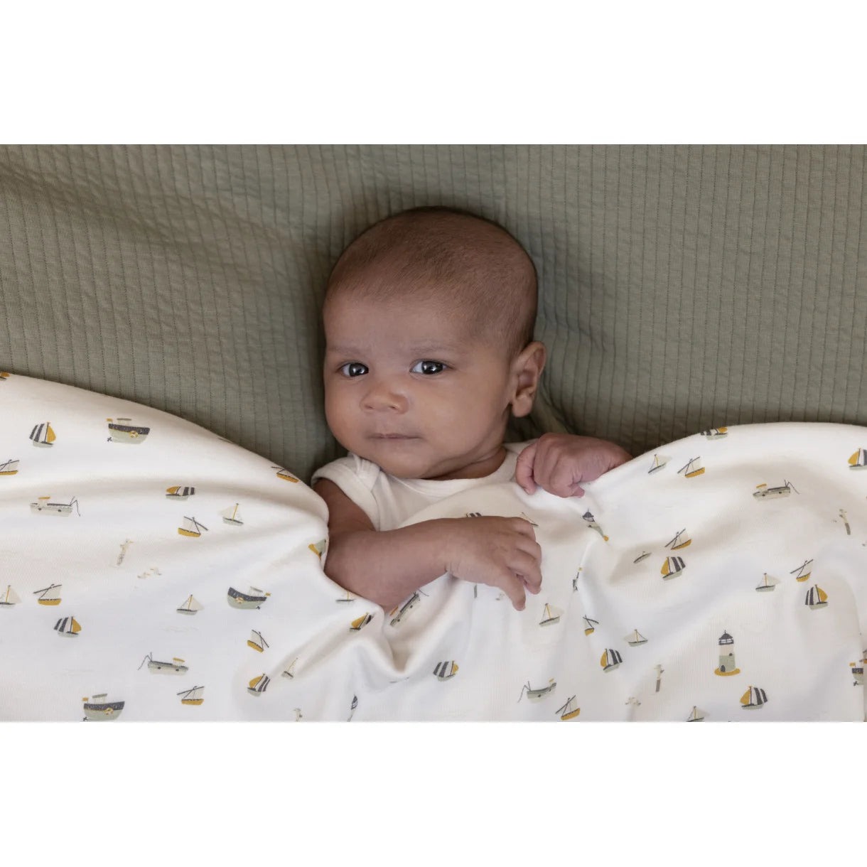 Little Dutch - Baby Sengesæt - Sailors Bay White