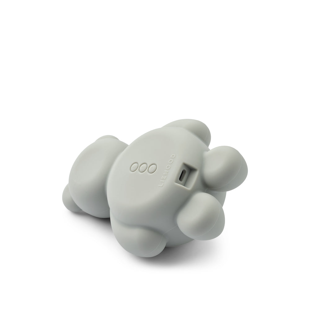 Liewood Manuel Bear Sound and Projector Lamp - Dove blue