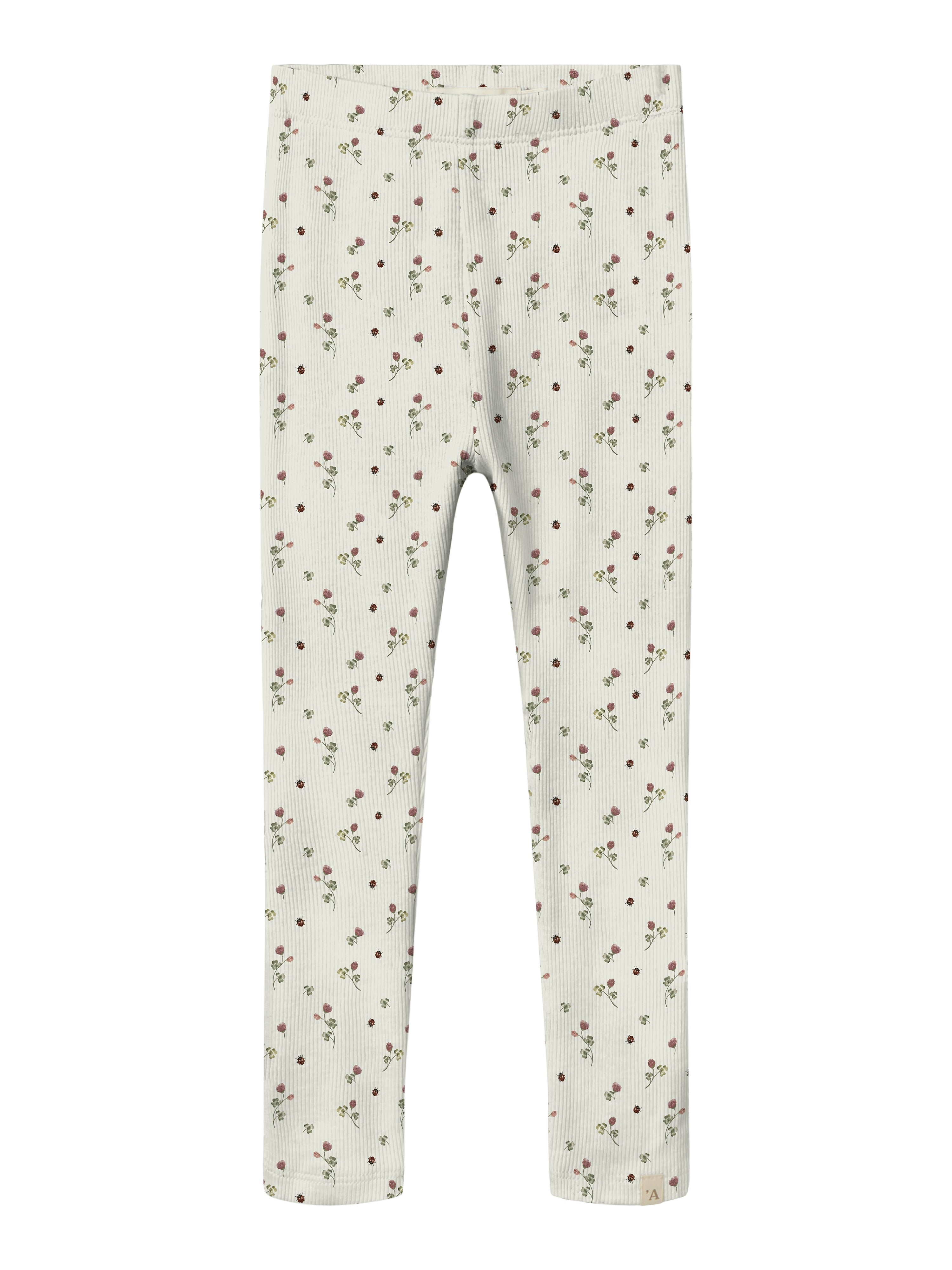 Lil Atelier Lavo Elf Leggings - Turtledove/Clover