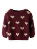 Name It Oana LS Knit - Burgundy