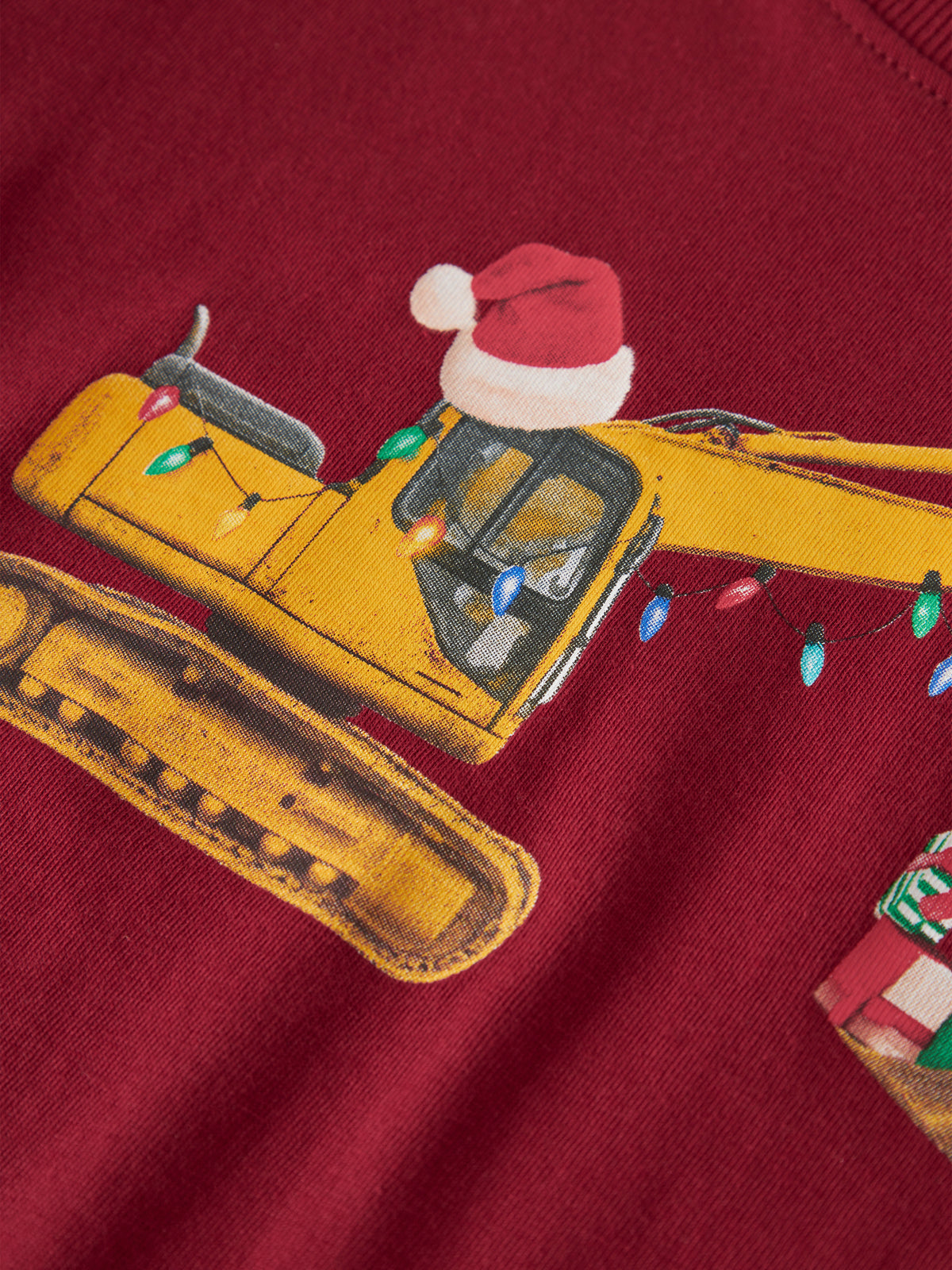 Name It Vosmas - LS Top - Red Dahlia / Excavator