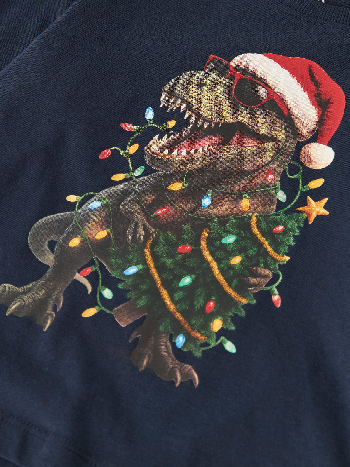 Name It Vosmas - LS Top - Navy Blazer / Dinosaur