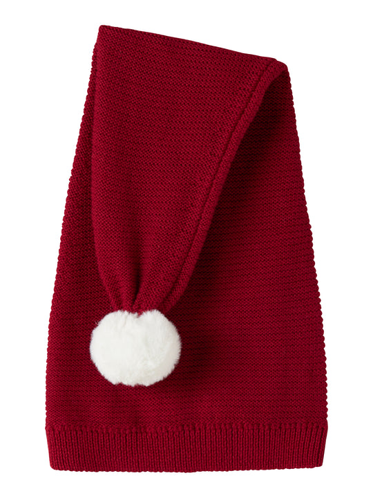 Name It Rinjaha - Knit Hat - Red Dahlia / Solid