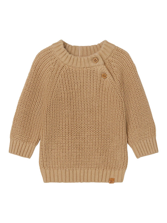 Lil Atelier Emlen Knit - Warm Sand