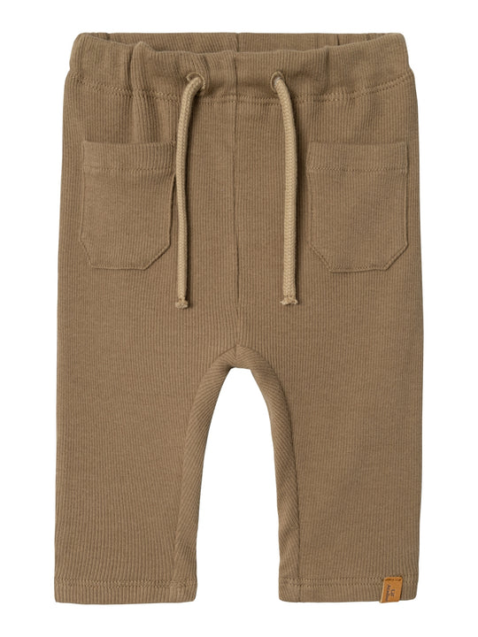 Lil Atelier Halli Pants - Sepia Tint