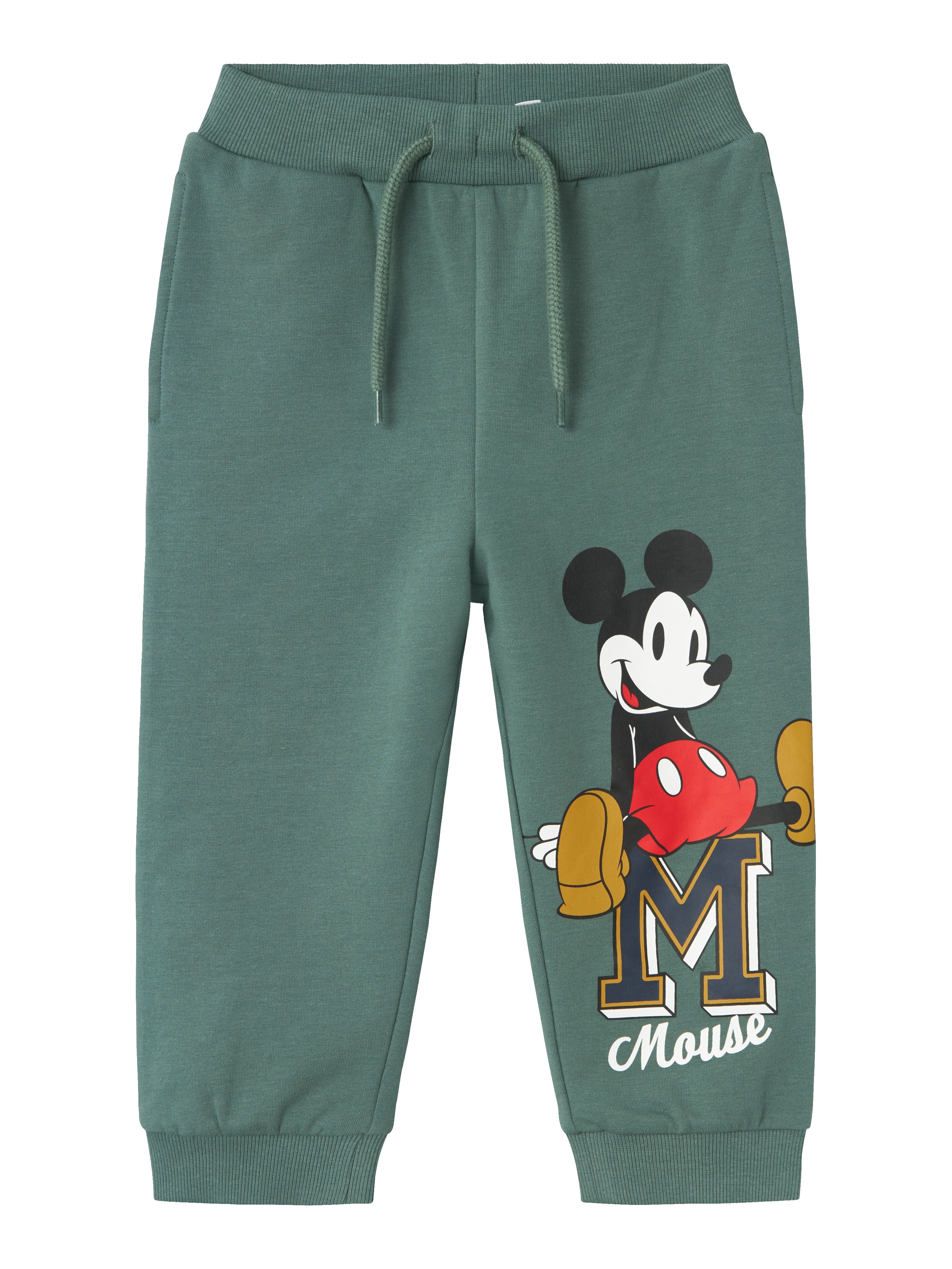 Name It Nayel Mickey Mouse sweat pants - Dark Forest