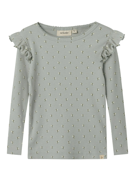 Lil Atelier Gago Kuo Slim Shirt - Mirage Gray