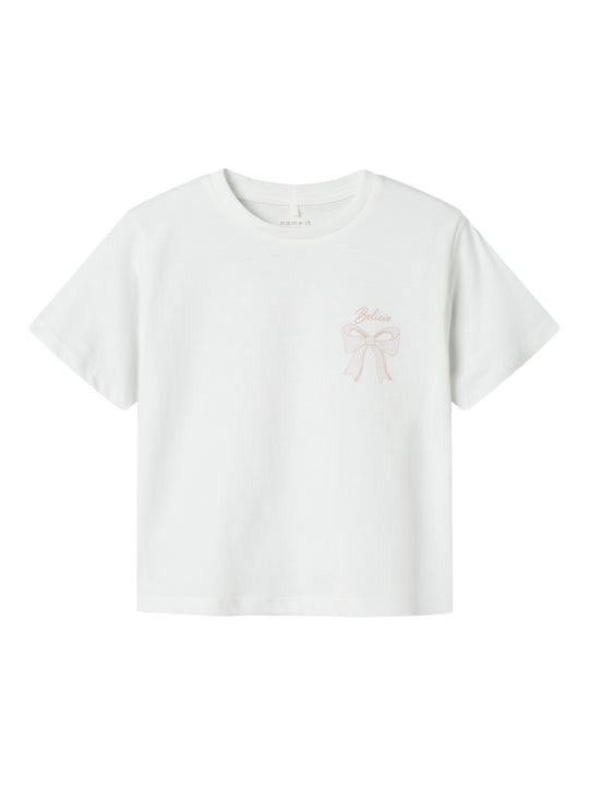 Name It Katalin SS Top - Bright White