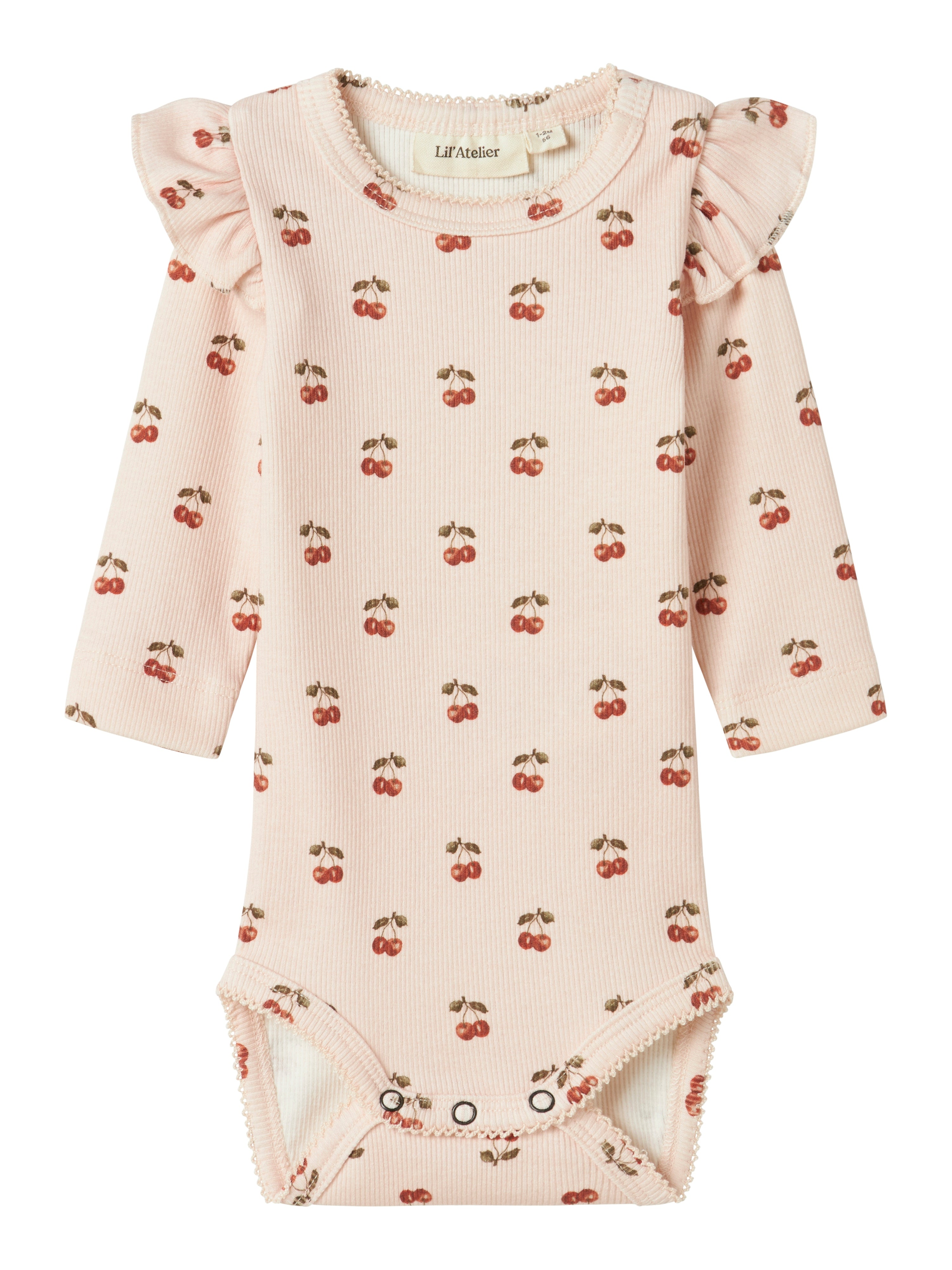 Lil Atelier Lavo Eve Body NOOS - Silver Peony/Cherry