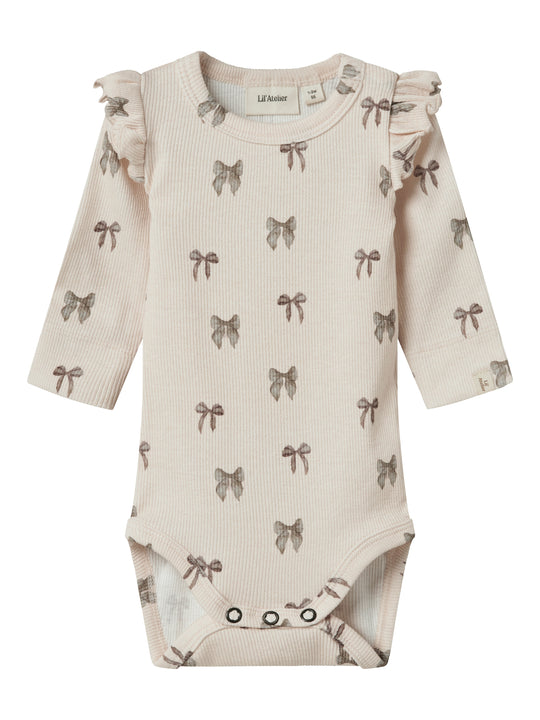 Lil Atelier Gavo Eko Slim Body NOOS - Silver Peony/Bow