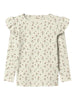 Lil Atelier Lavo Eve Slim Top - Turtledove/Clover
