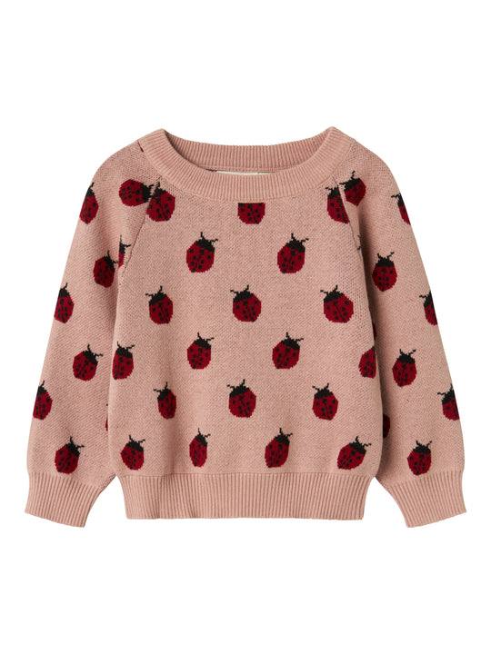 Lil Atelier Lulio Knit NOOS - Misty Rose