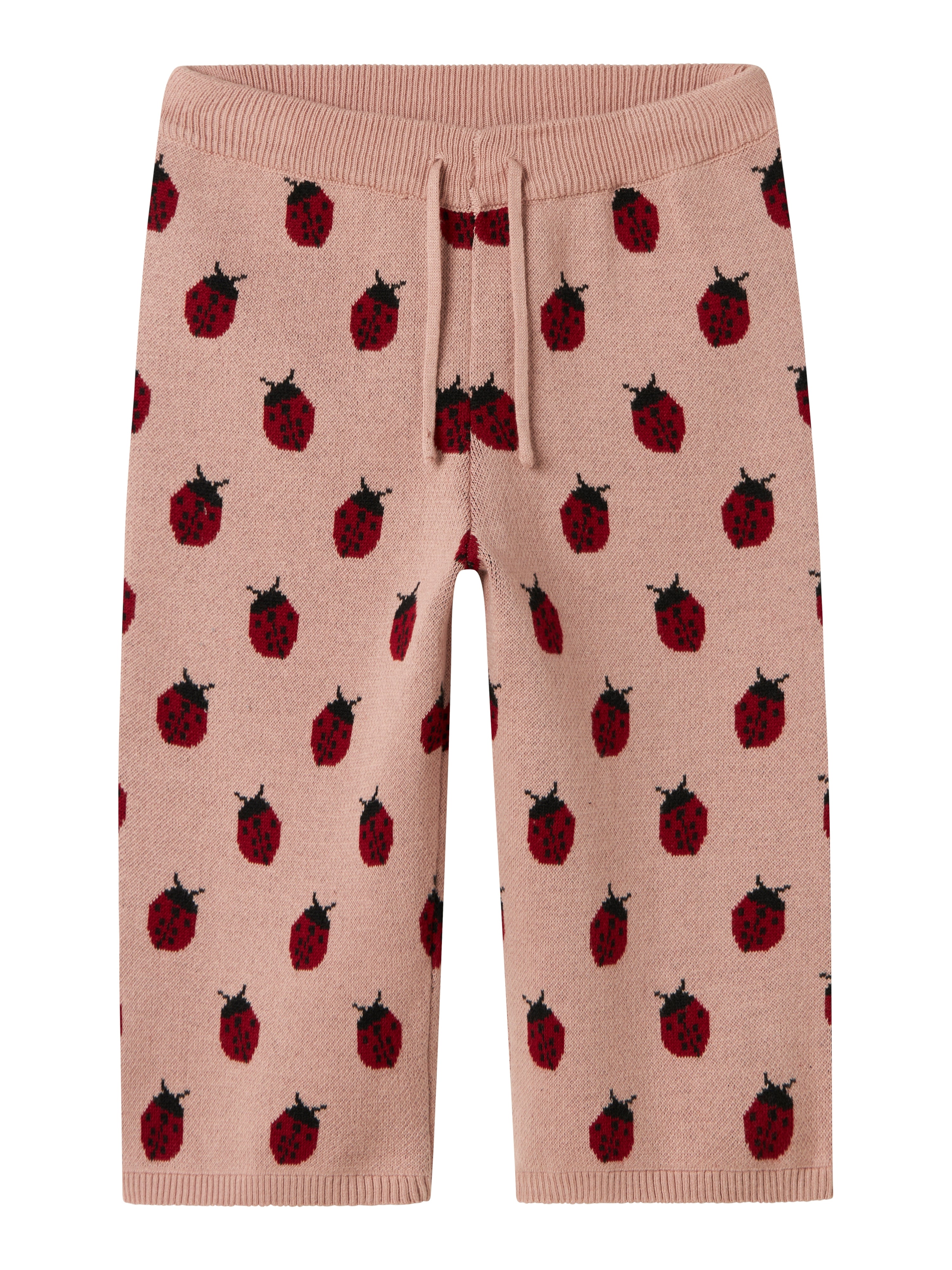 Lil Atelier Lulio Wide Knit Pants - Misty Rose