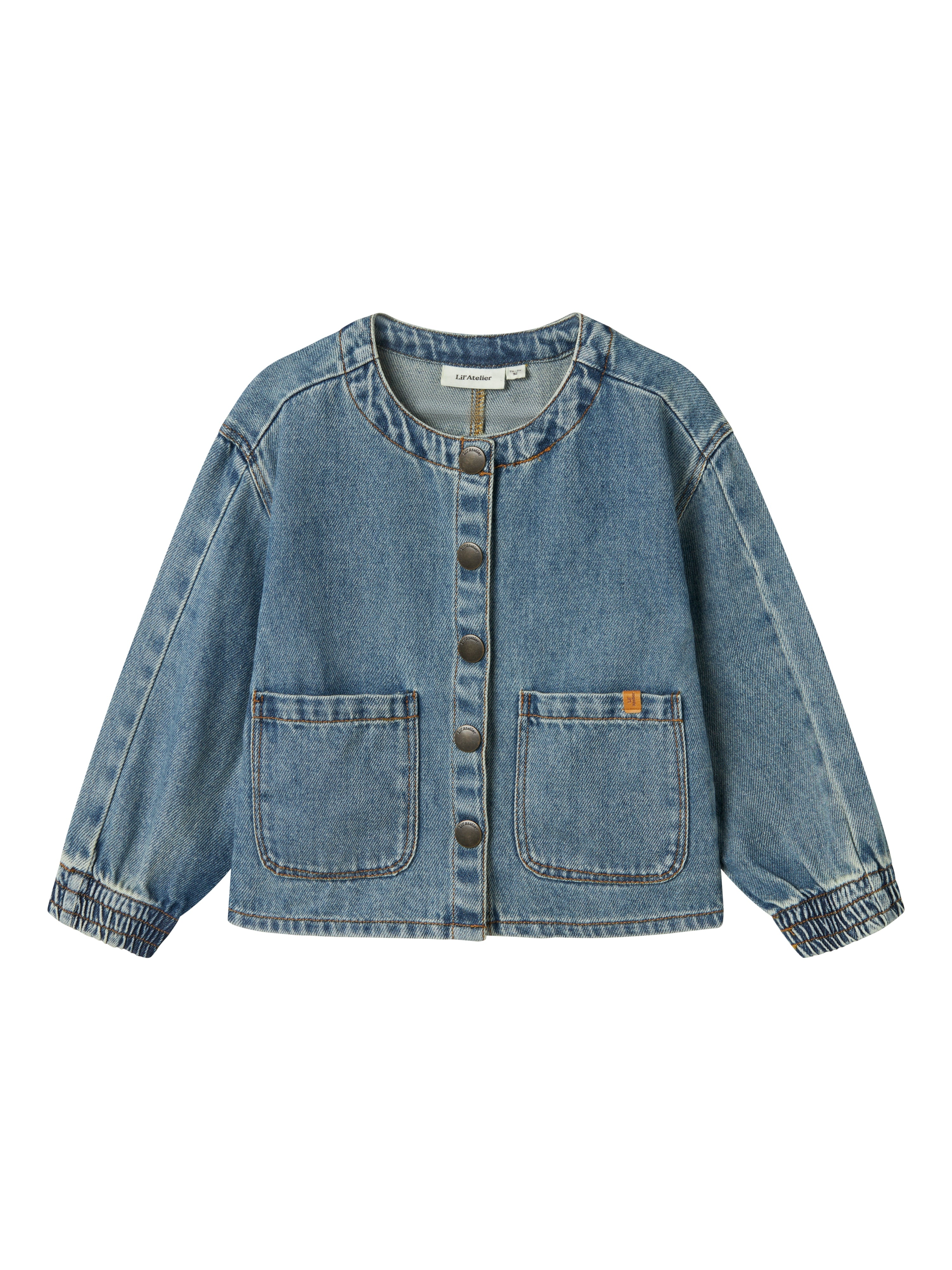 Lil Atelier Karole Denim Shirt - Medium Blue Denim