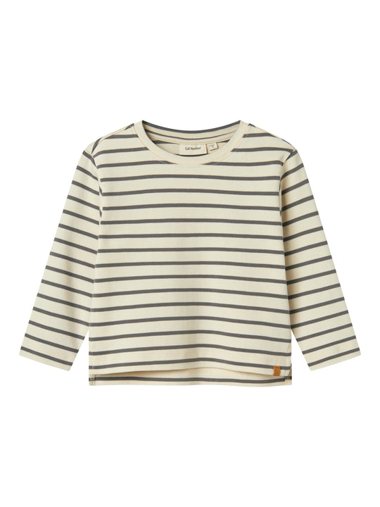 Lil Atelier Limia Loose Top - Turtledove/Poppy Sead