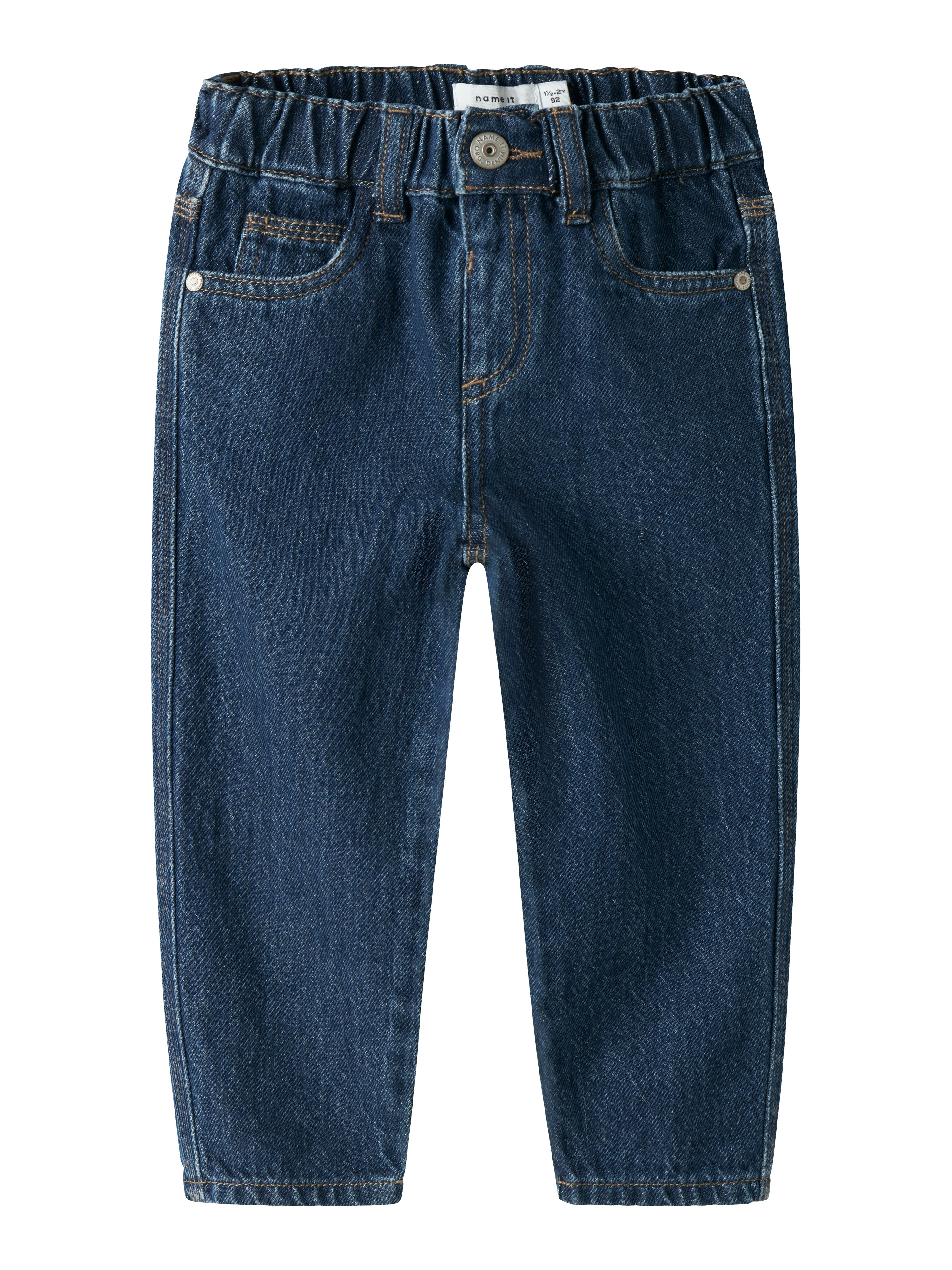 Name It Silas Tapered Jeans - Dark Blue Denim