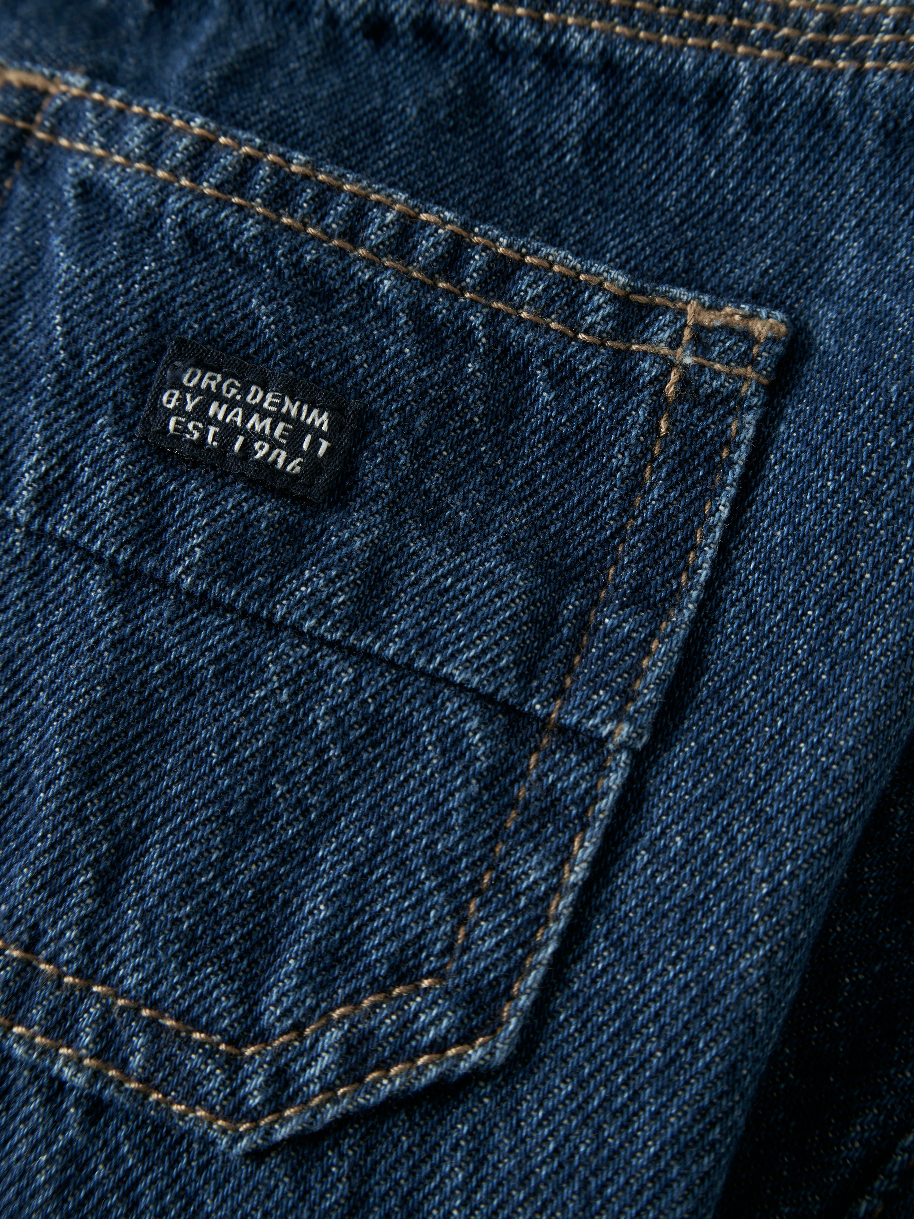 Name It Silas Tapered Jeans - Dark Blue Denim