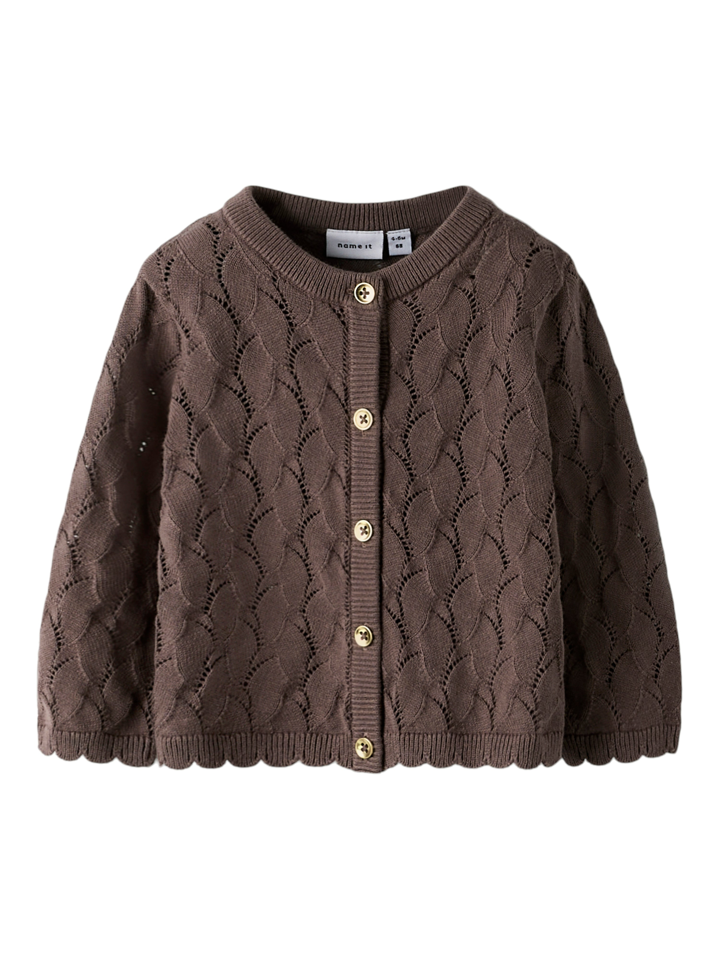 Name It Najsa Knit Cardigan - Peppercorn