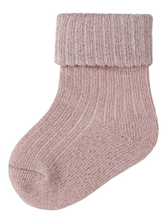 Name It Nobba Glitter Strømpe - Burnished Lilac