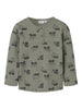 Name It Wuppo Wool Top - Dried Sage/Machines