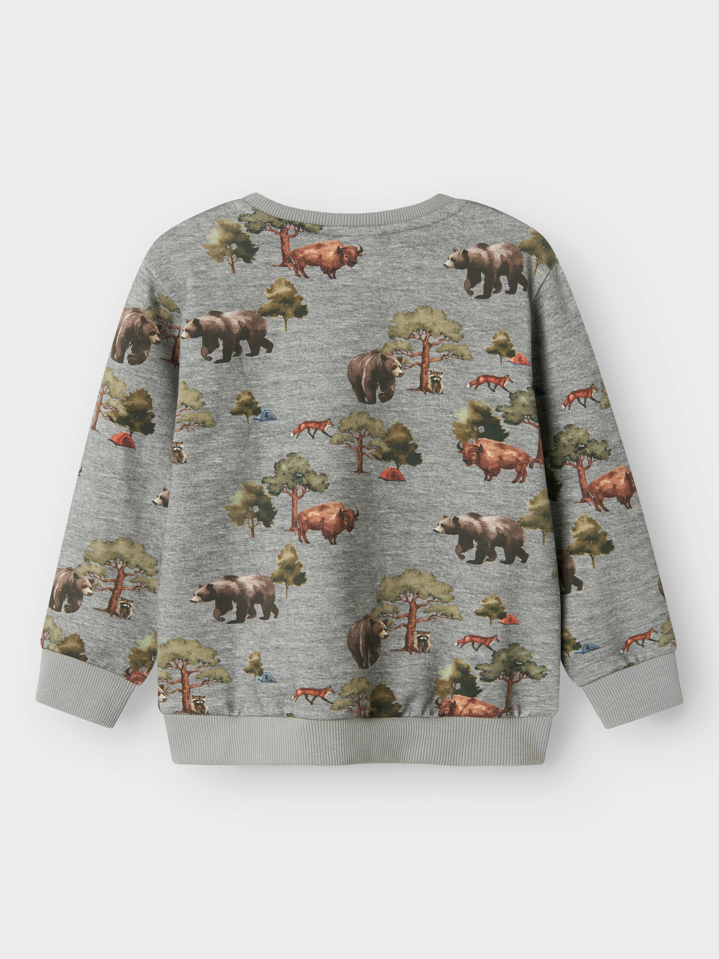 Name It Olin Sweat Shirt - Grey Melange