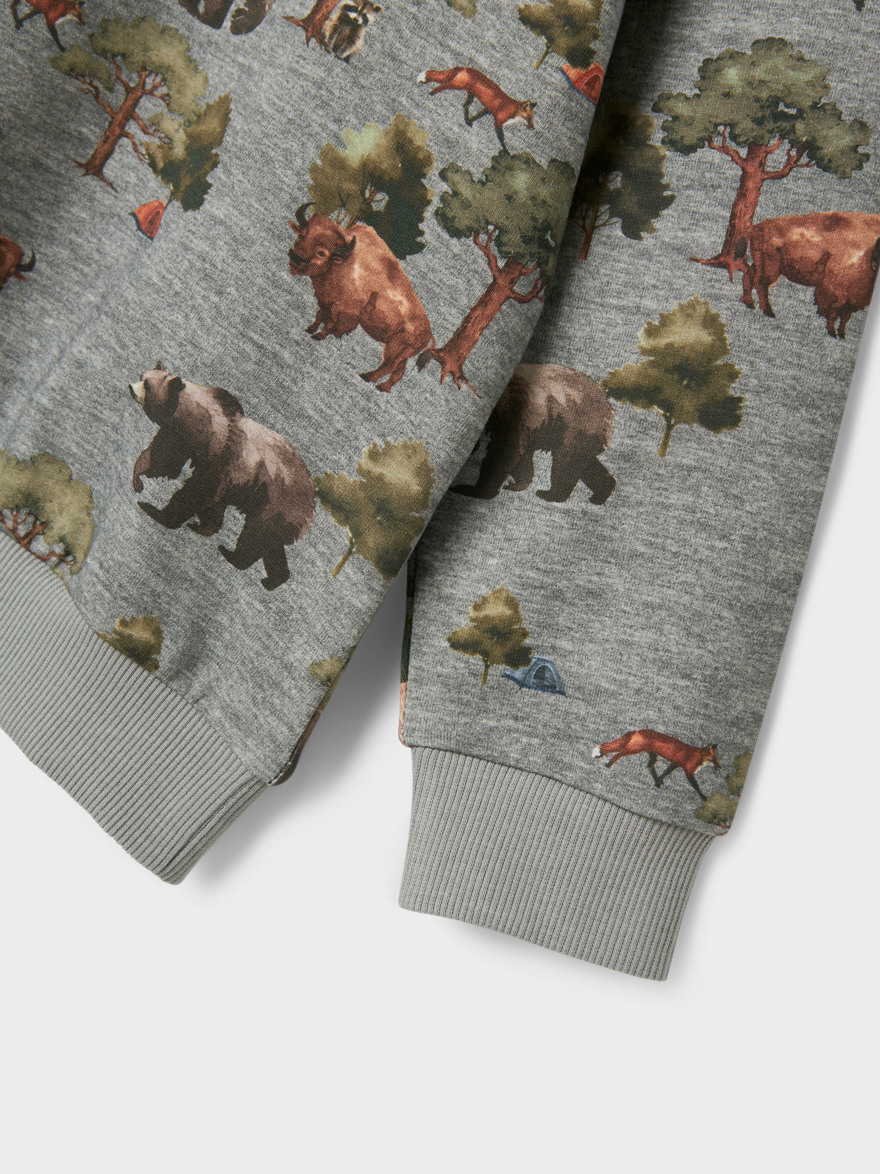 Name It Olin Sweat Shirt - Grey Melange