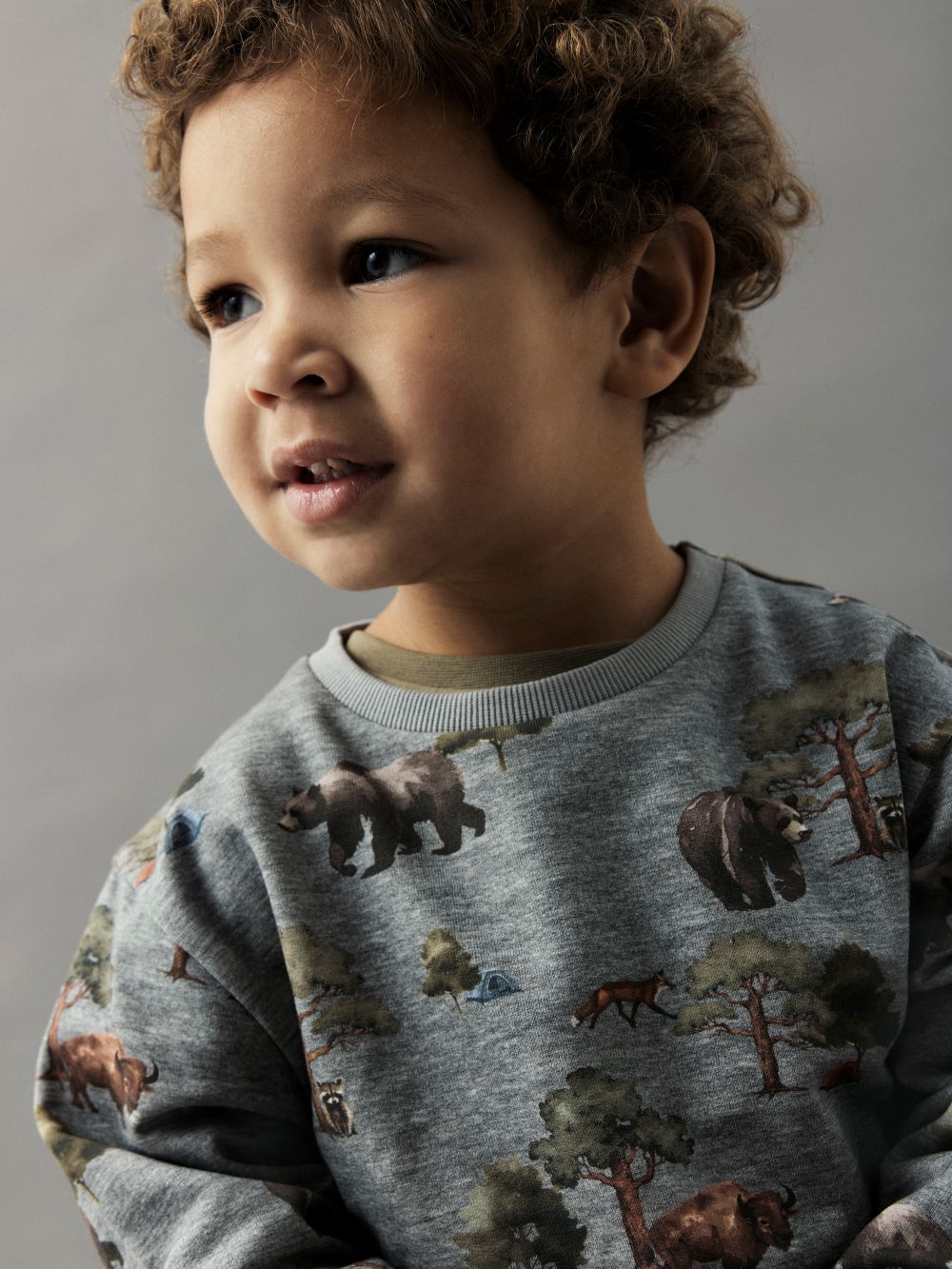Name It Olin Sweat Shirt - Grey Melange