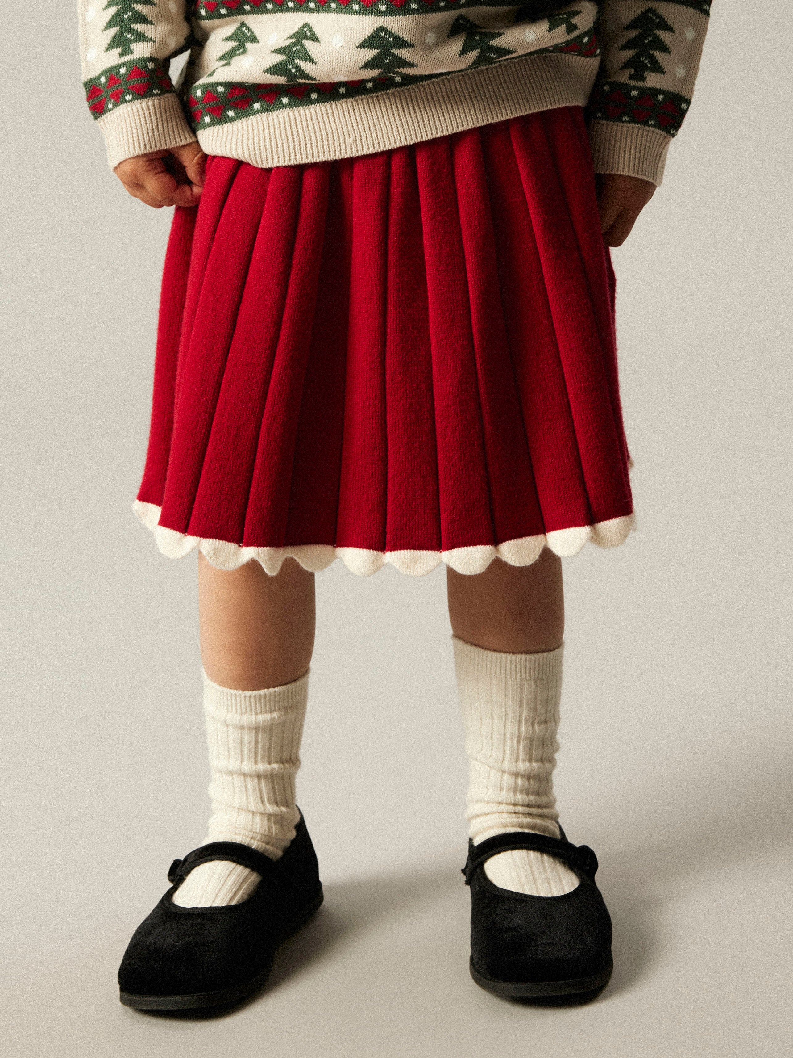 Name It Ralbo Knit Skirt - Jester Red