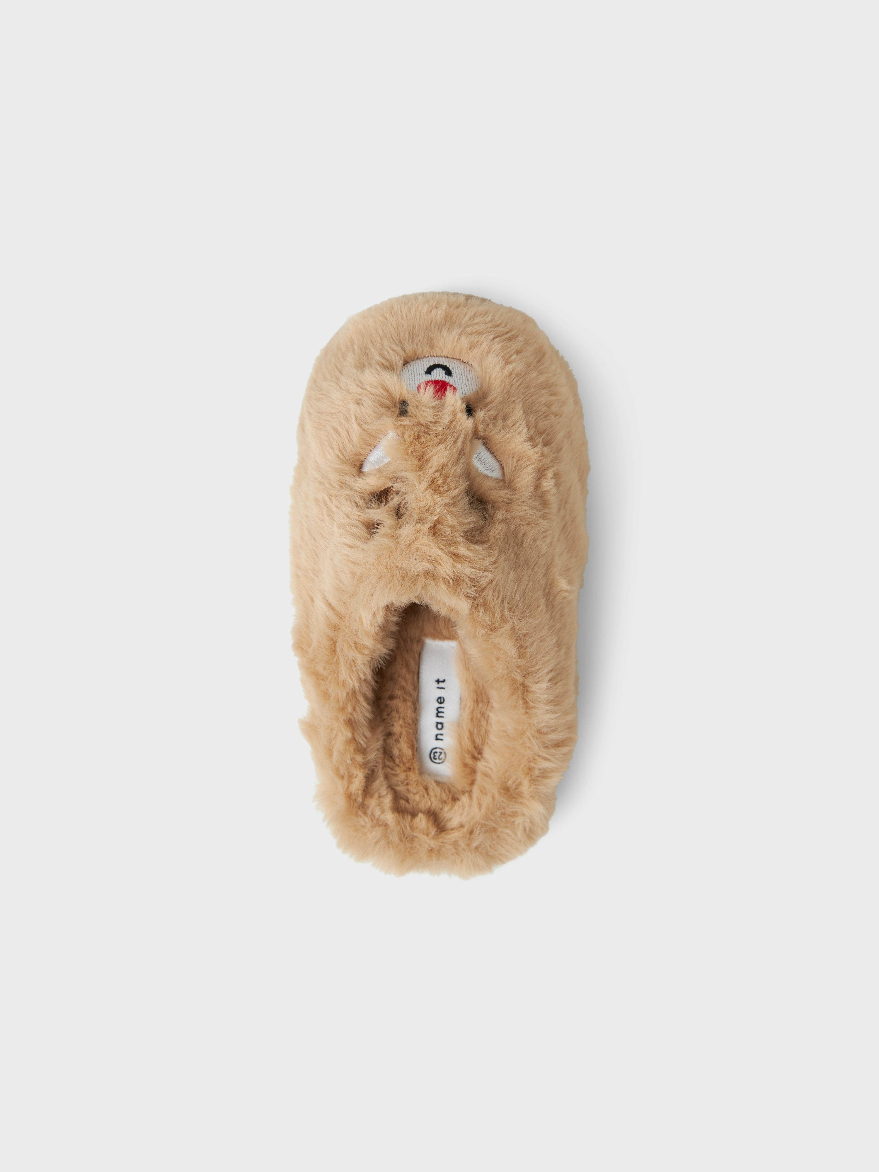 Name It Reindeer Slipper - Oxford Tan/Reindeer