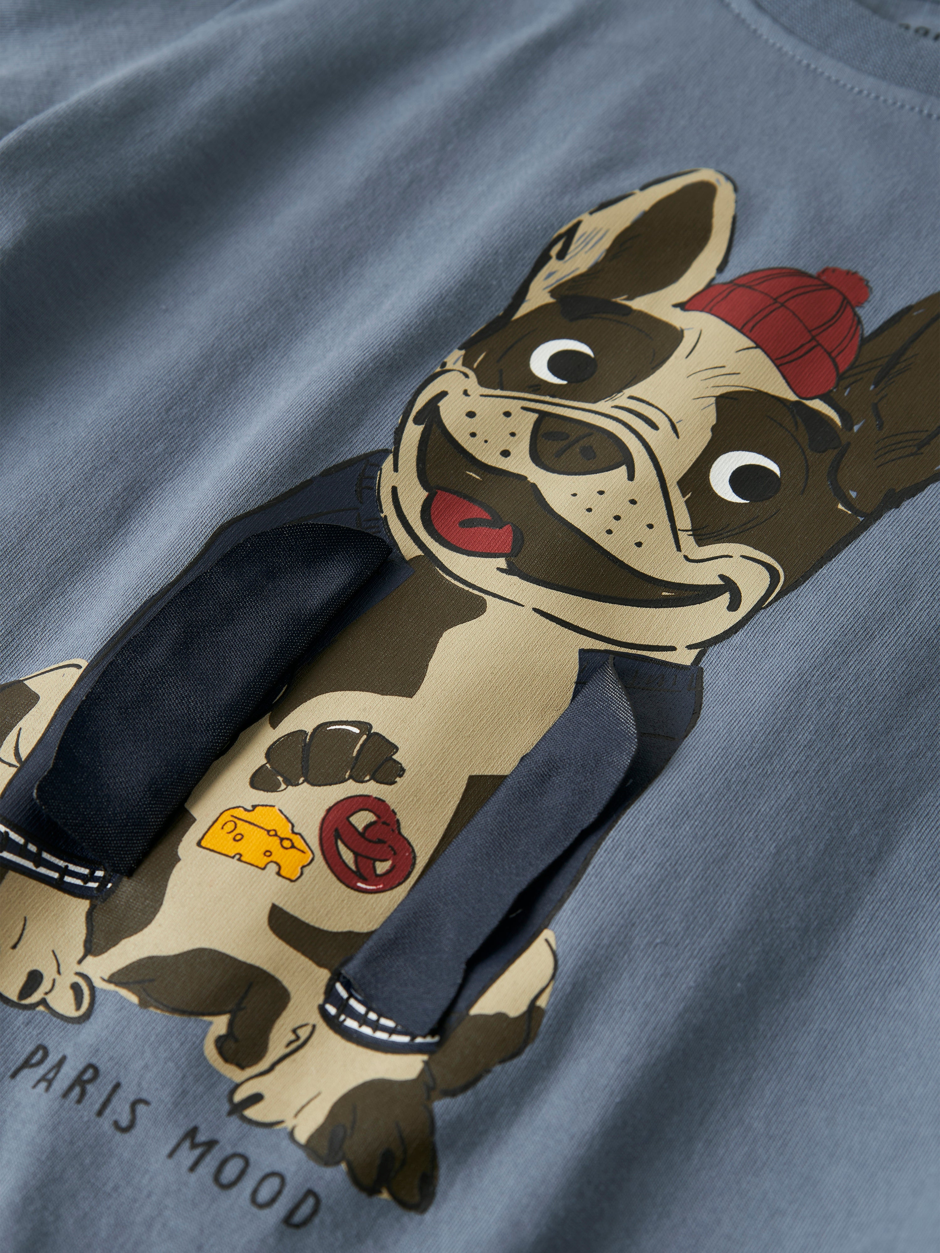 Name It Rolf LS Top - Flint Stone